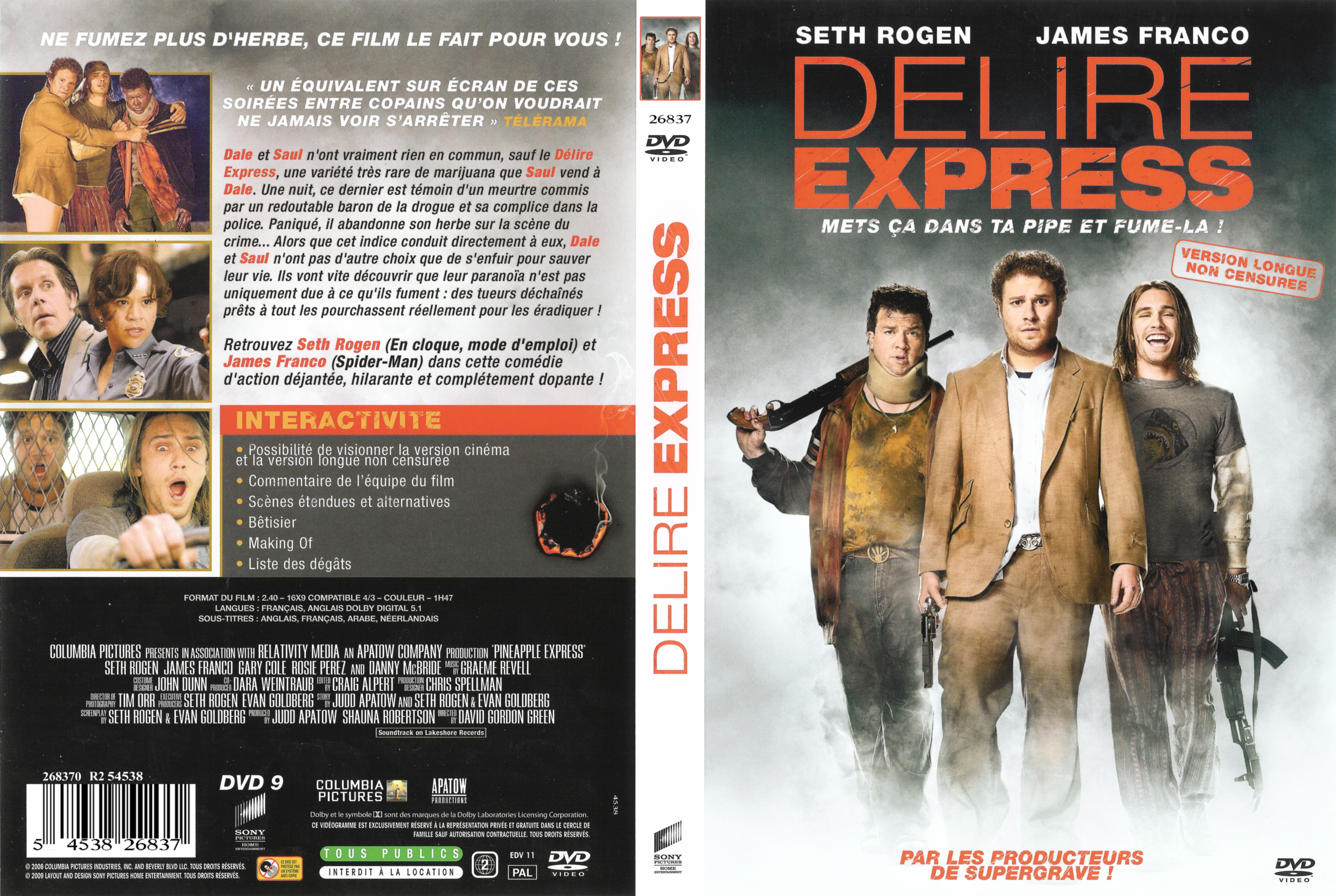 Jaquette DVD Delire Express