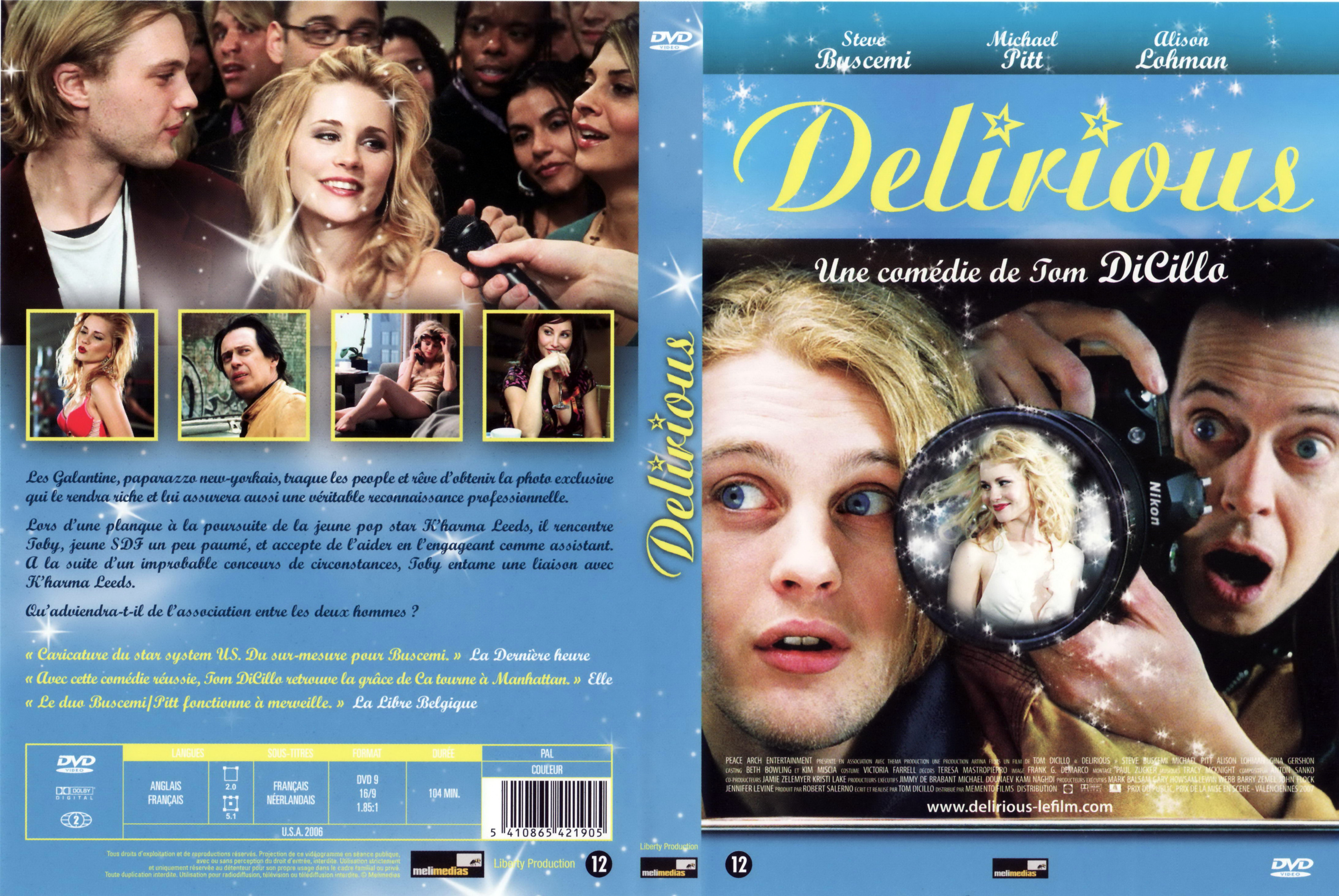 Jaquette DVD Delirious
