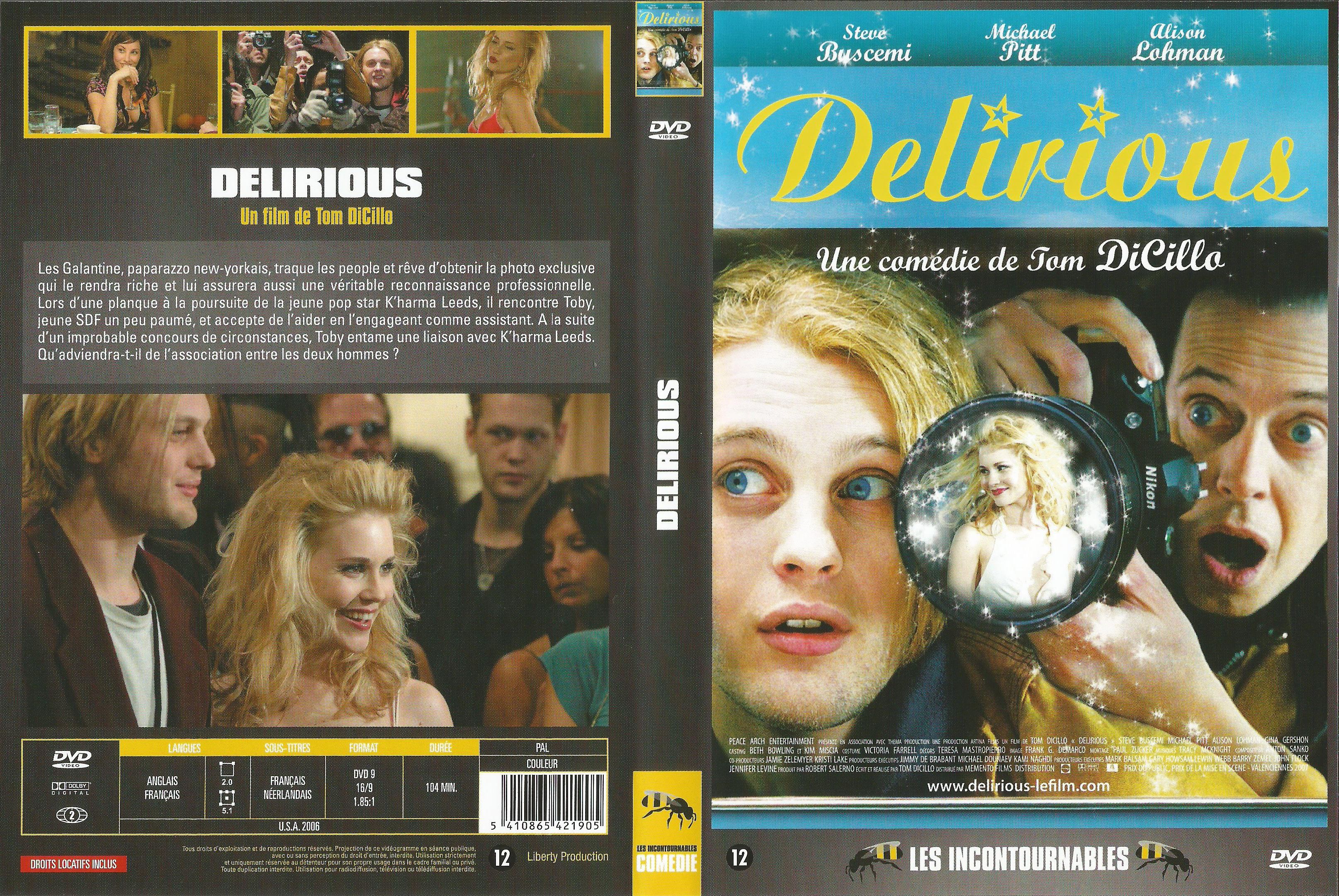 Jaquette DVD Delirious v3