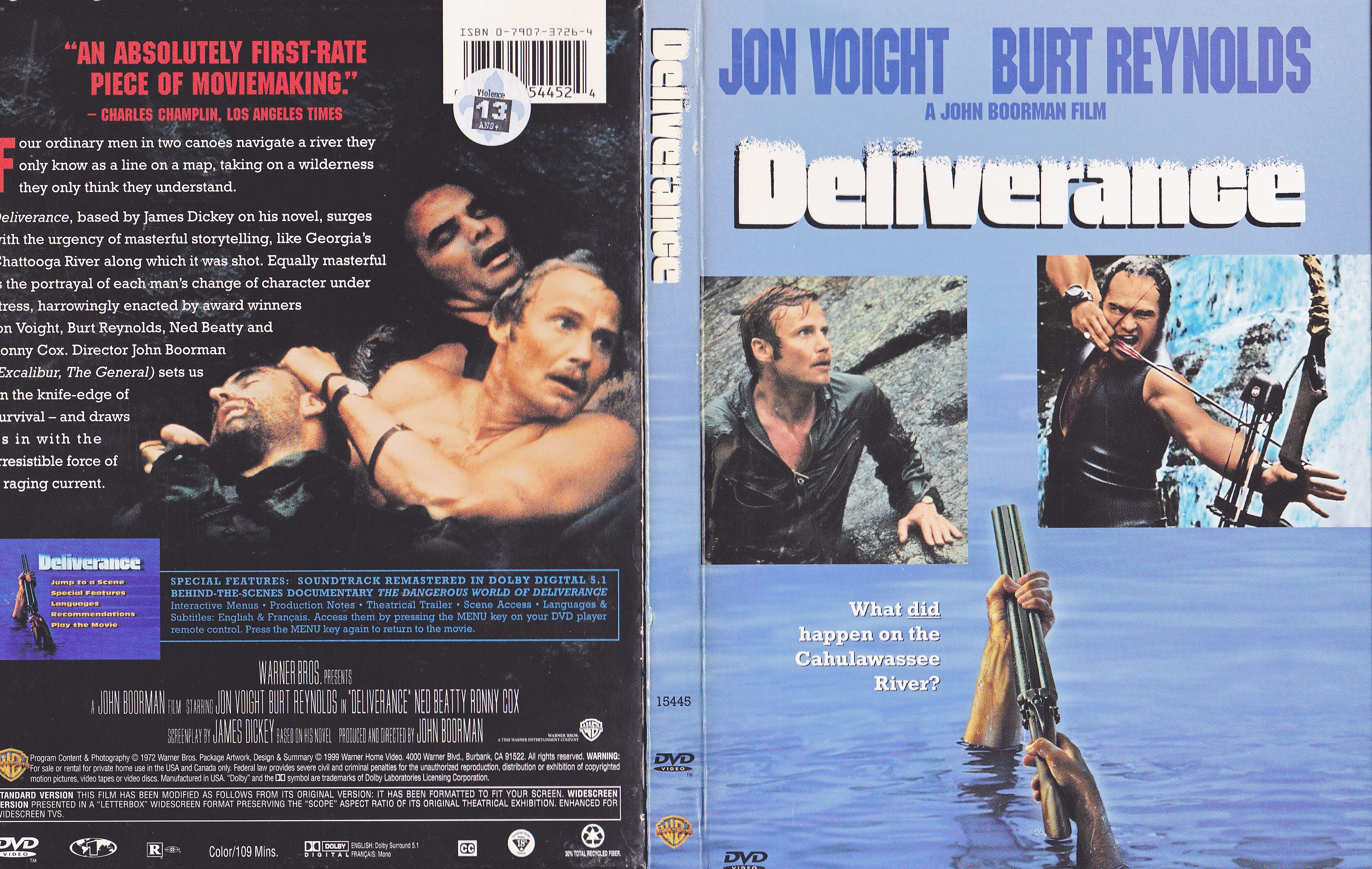 Jaquette DVD Dliverance - Delivrance (Canadienne)