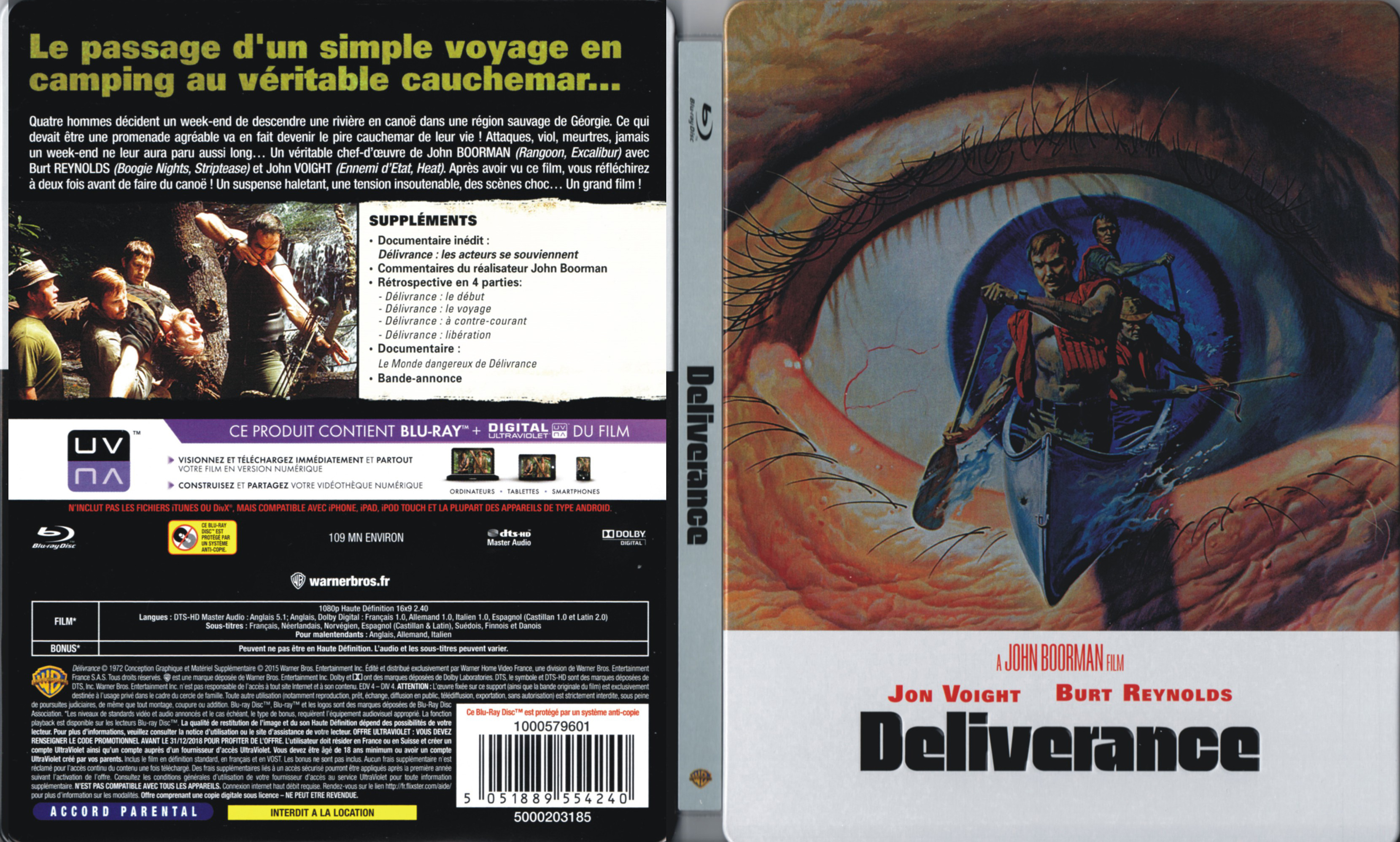 Jaquette DVD Dlivrance (BLU-RAY) v2
