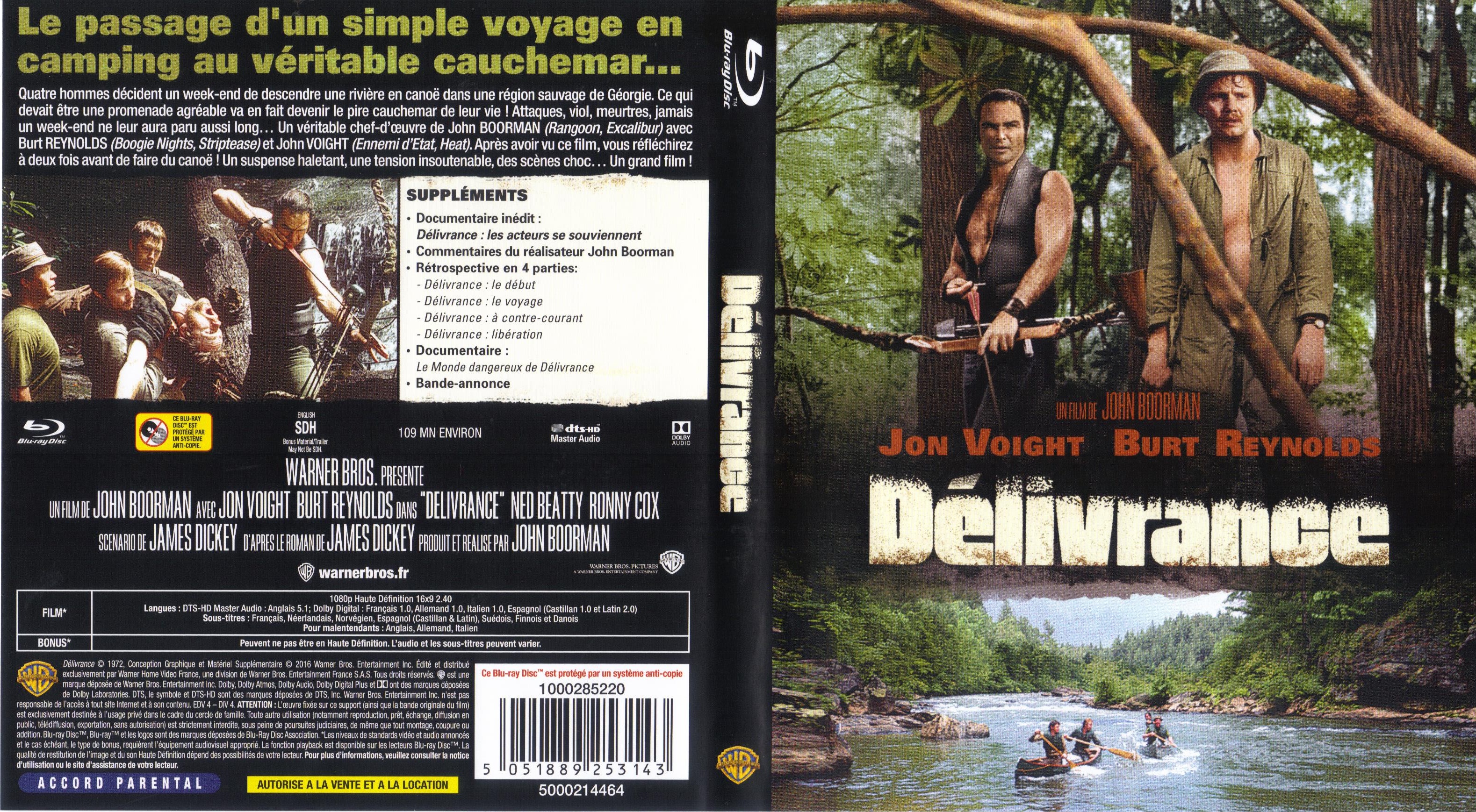 Jaquette DVD Dlivrance (BLU-RAY) v3