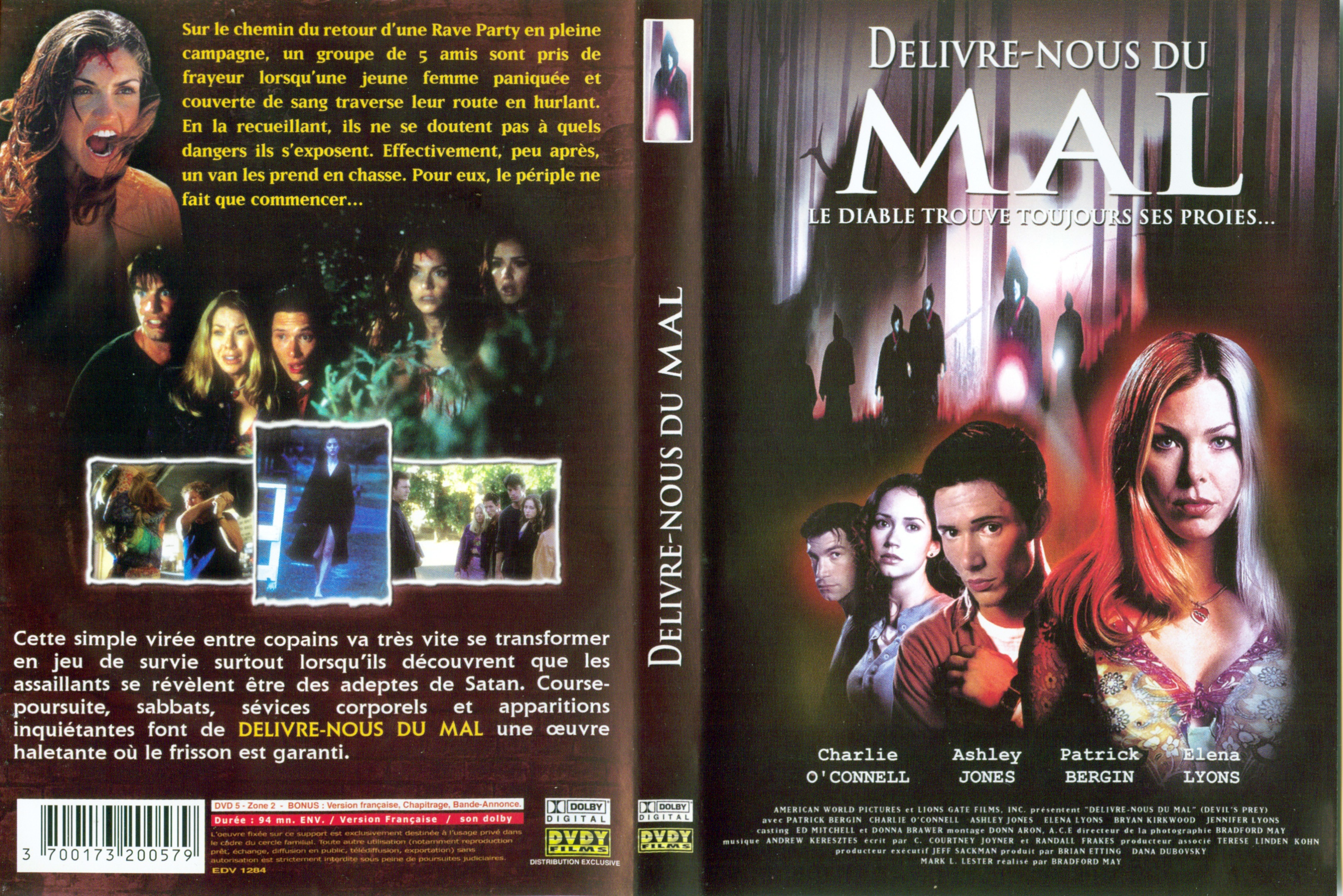 Jaquette DVD Dlivre-nous du mal