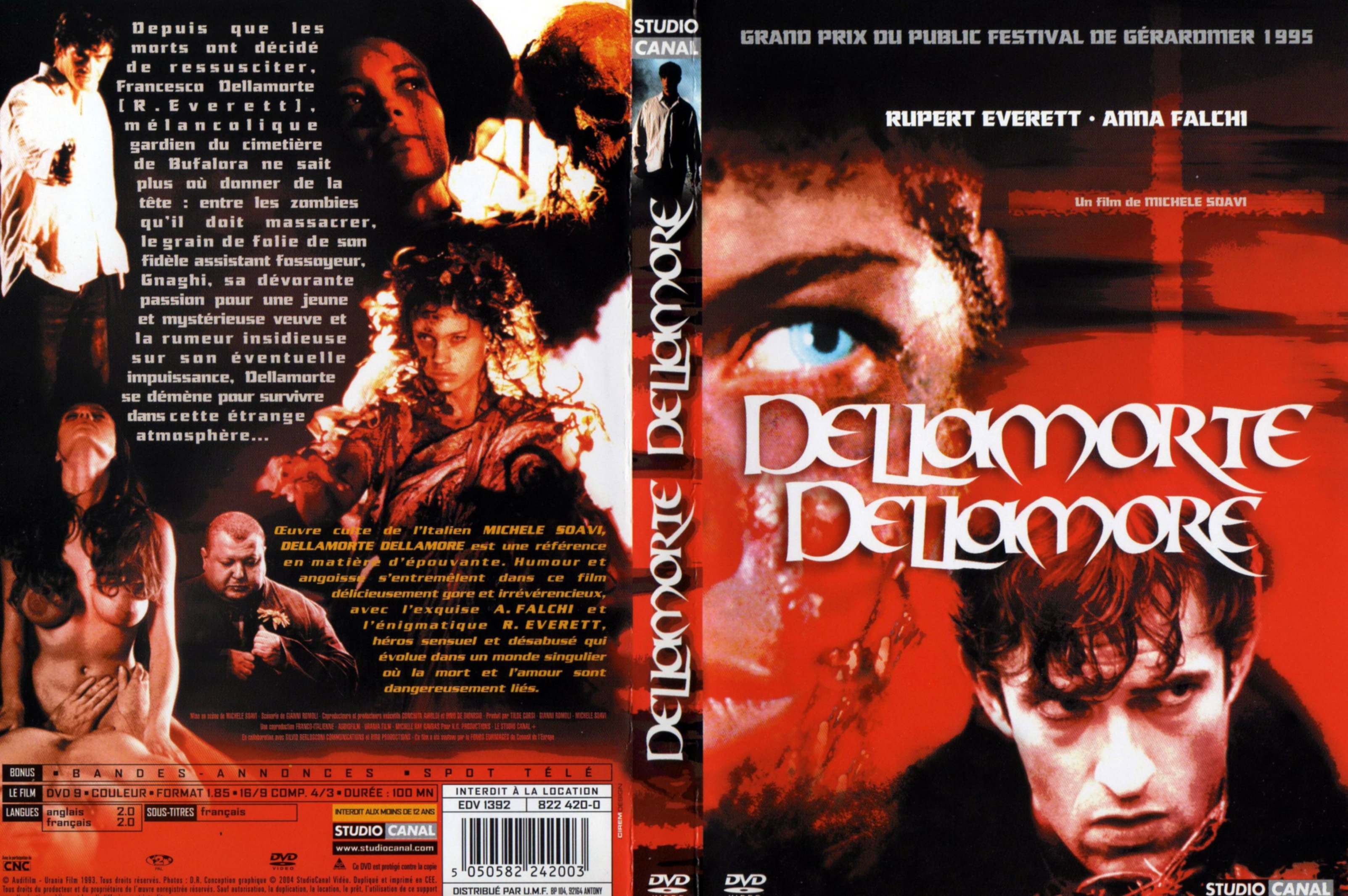 Jaquette DVD Dellamorte dellamore