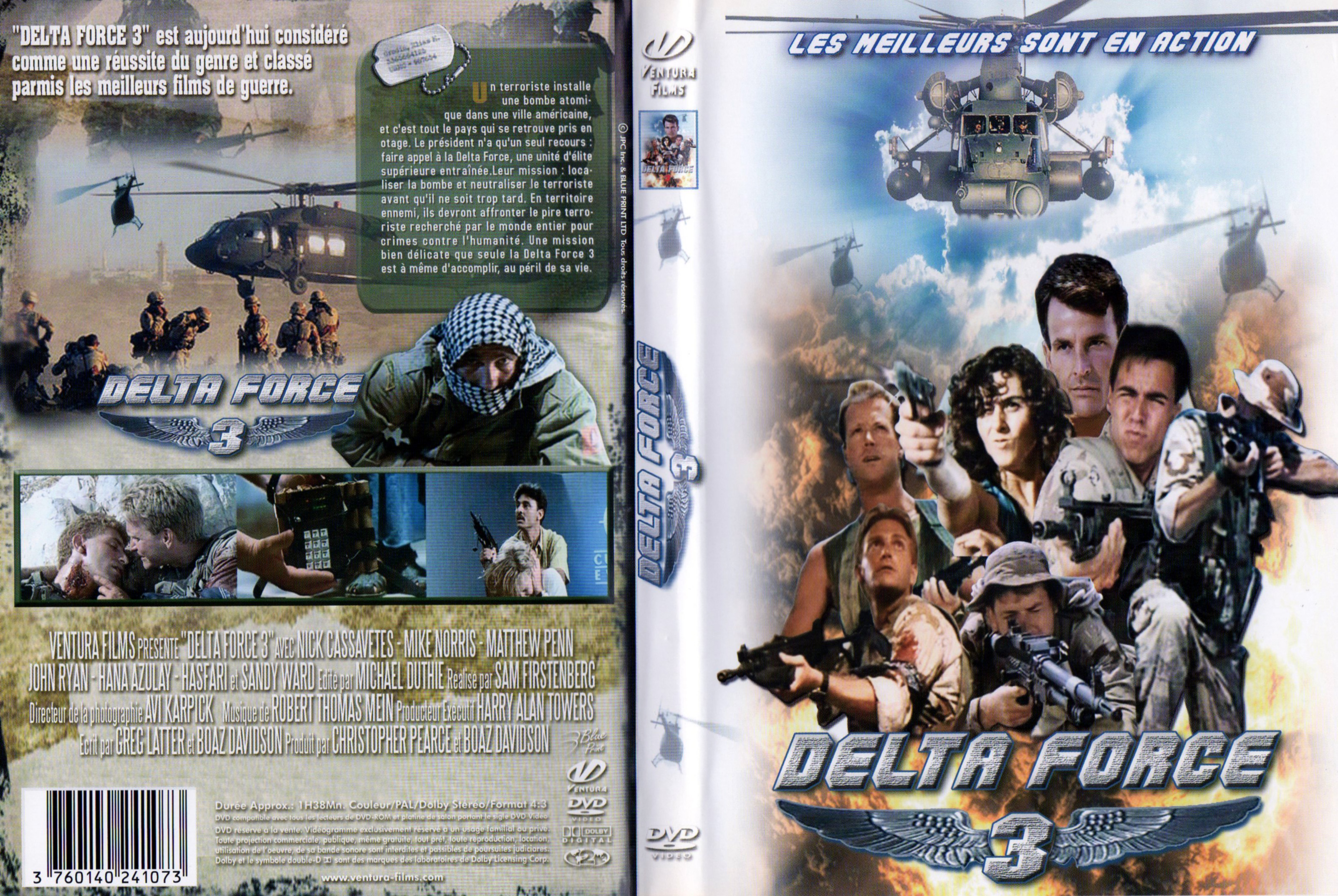 Jaquette DVD Delta Force 3 v3