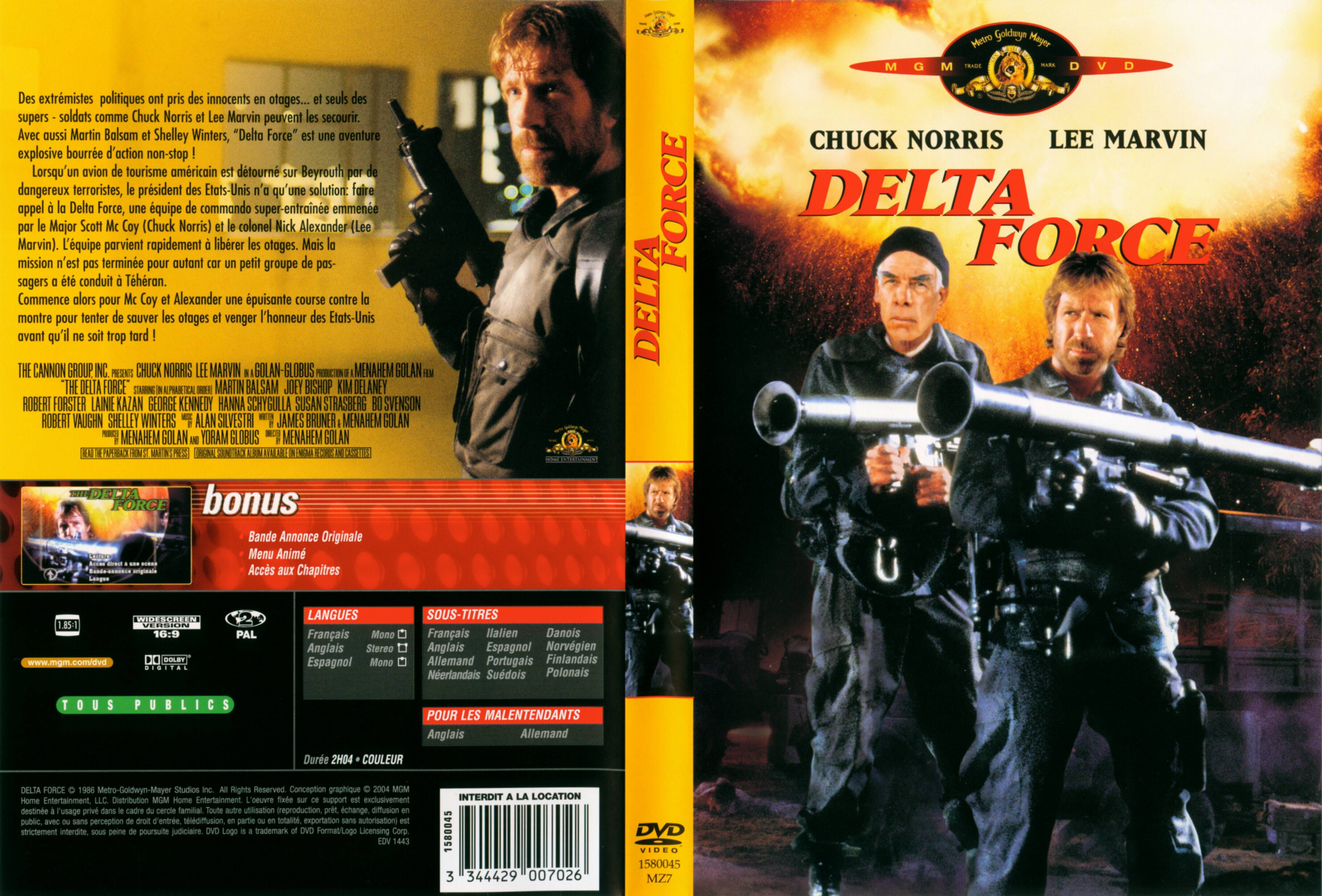 Jaquette DVD Delta force
