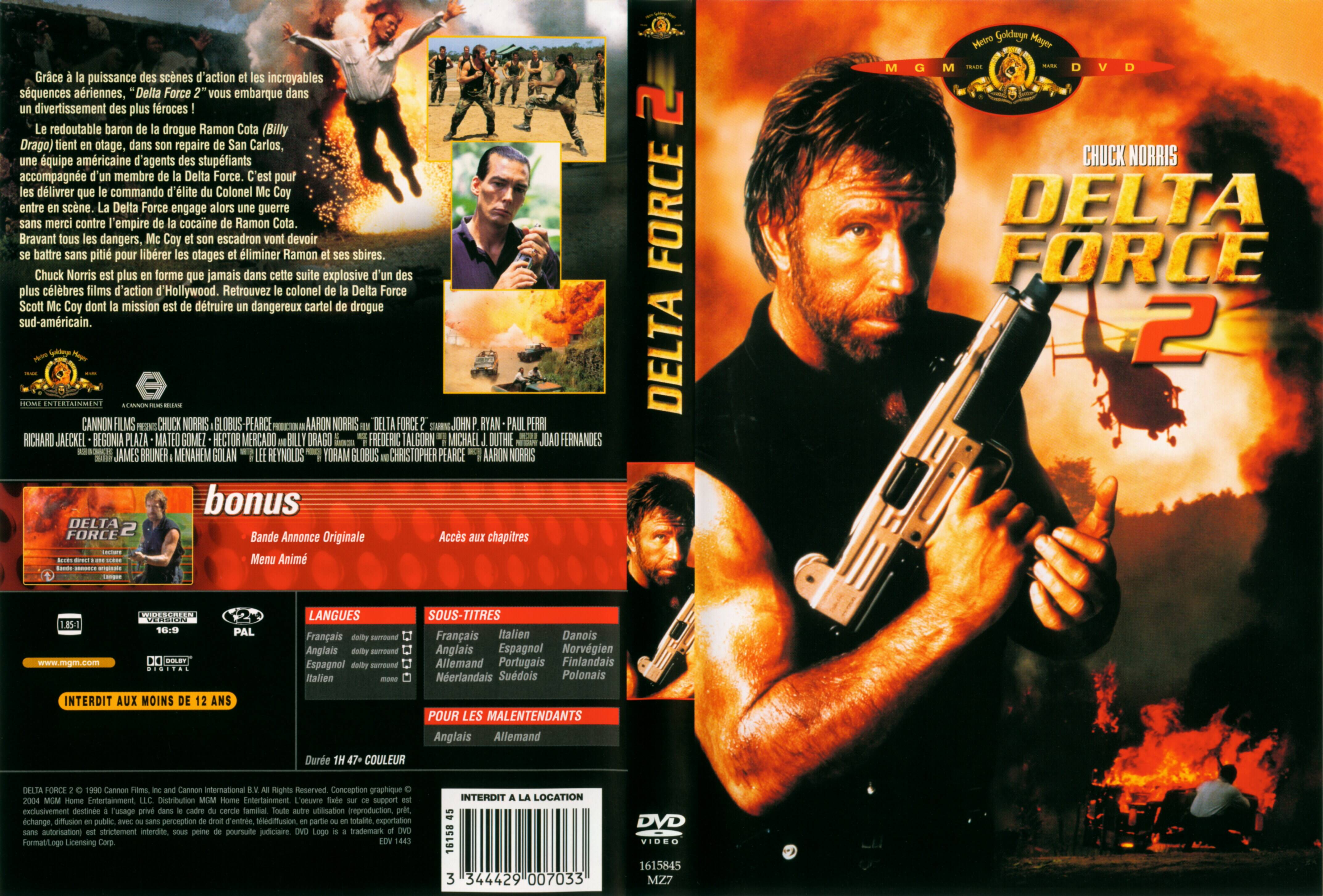 Jaquette DVD Delta force 2