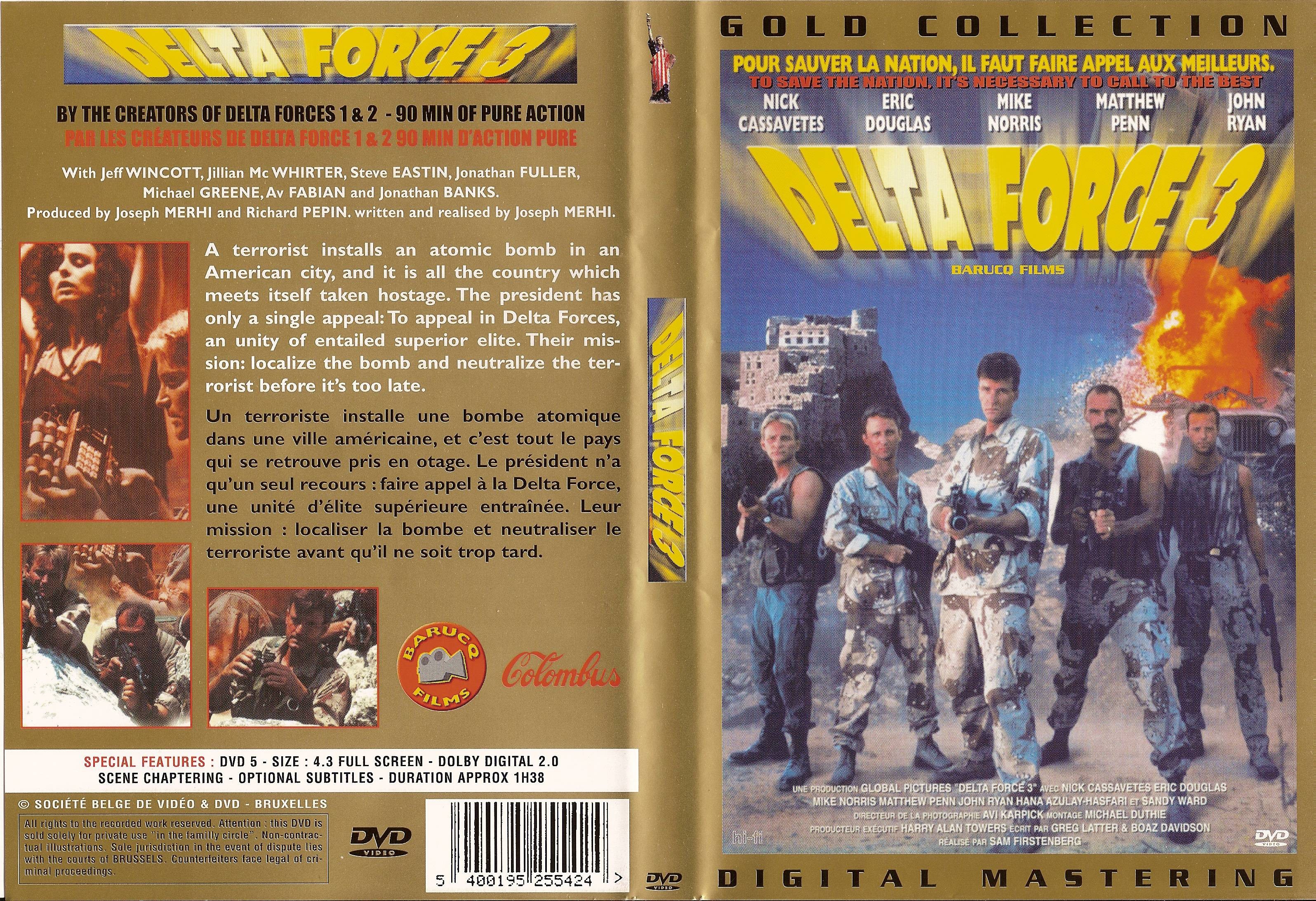 Jaquette DVD Delta force 3