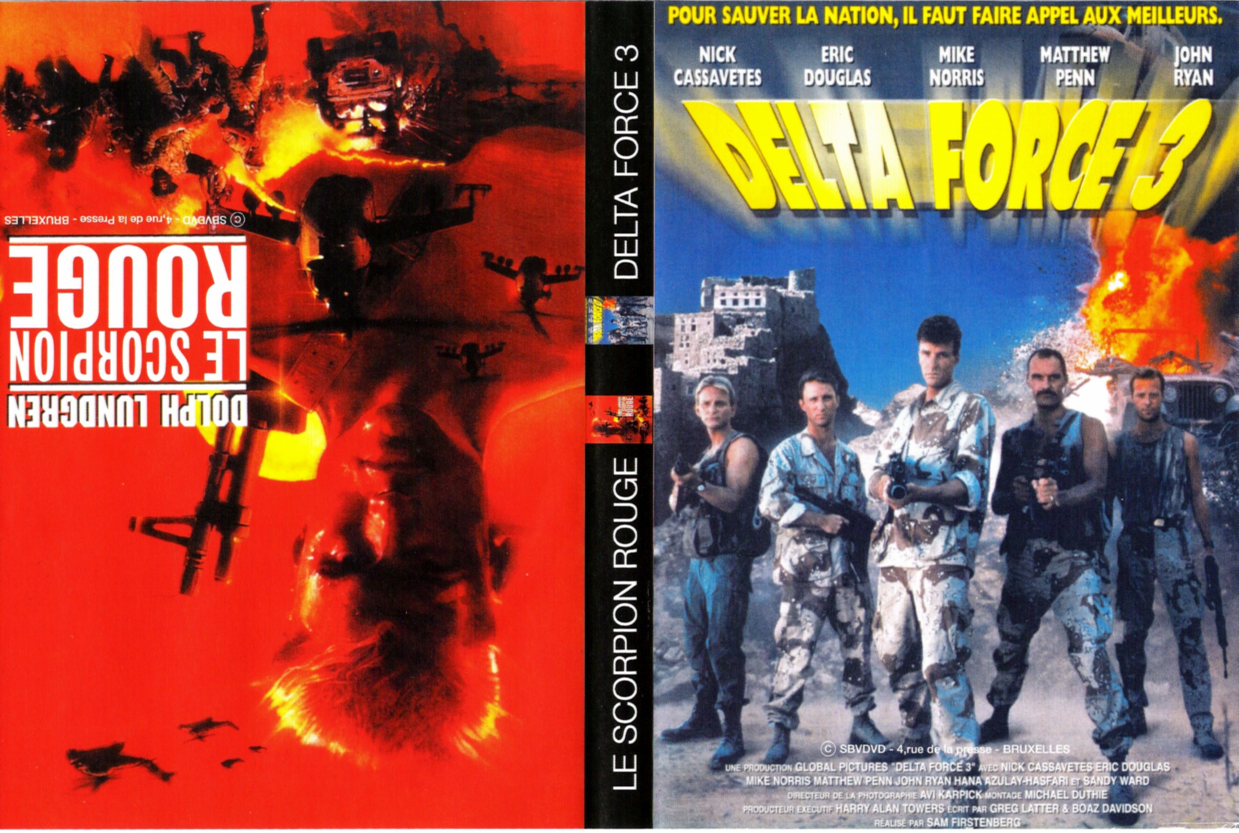Jaquette DVD Delta force 3 - Le scorpion rouge