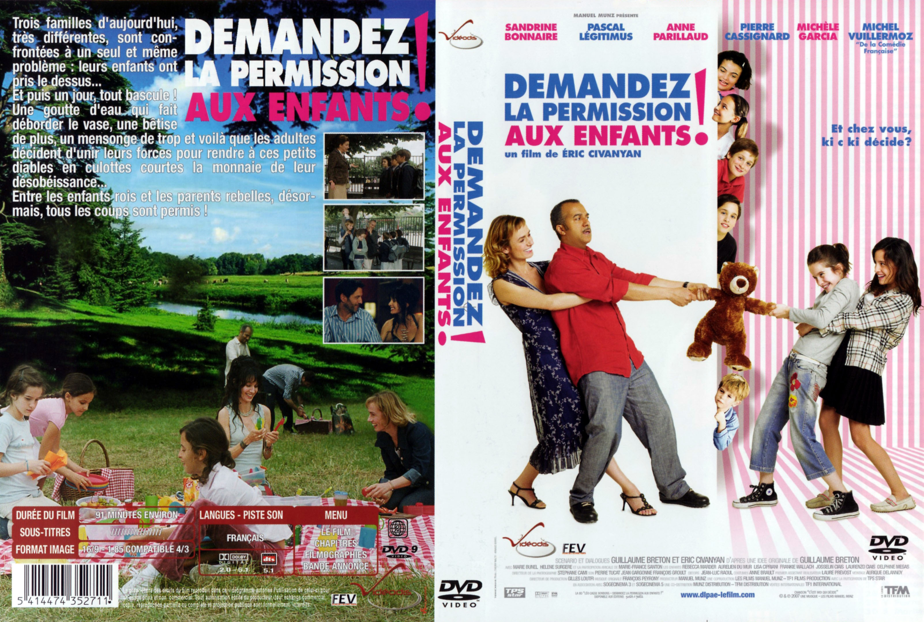 Jaquette DVD Demandez la permission aux enfants