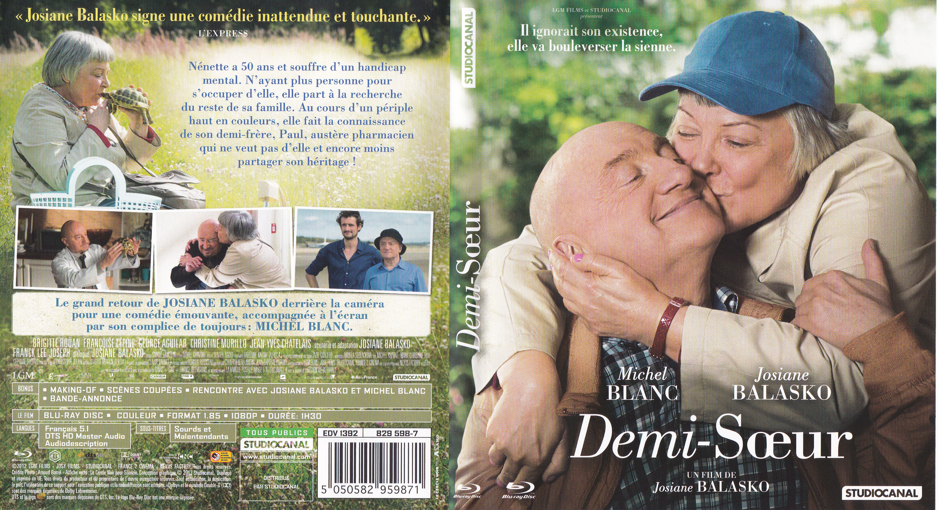 Jaquette DVD Demi-soeur (BLU-RAY)