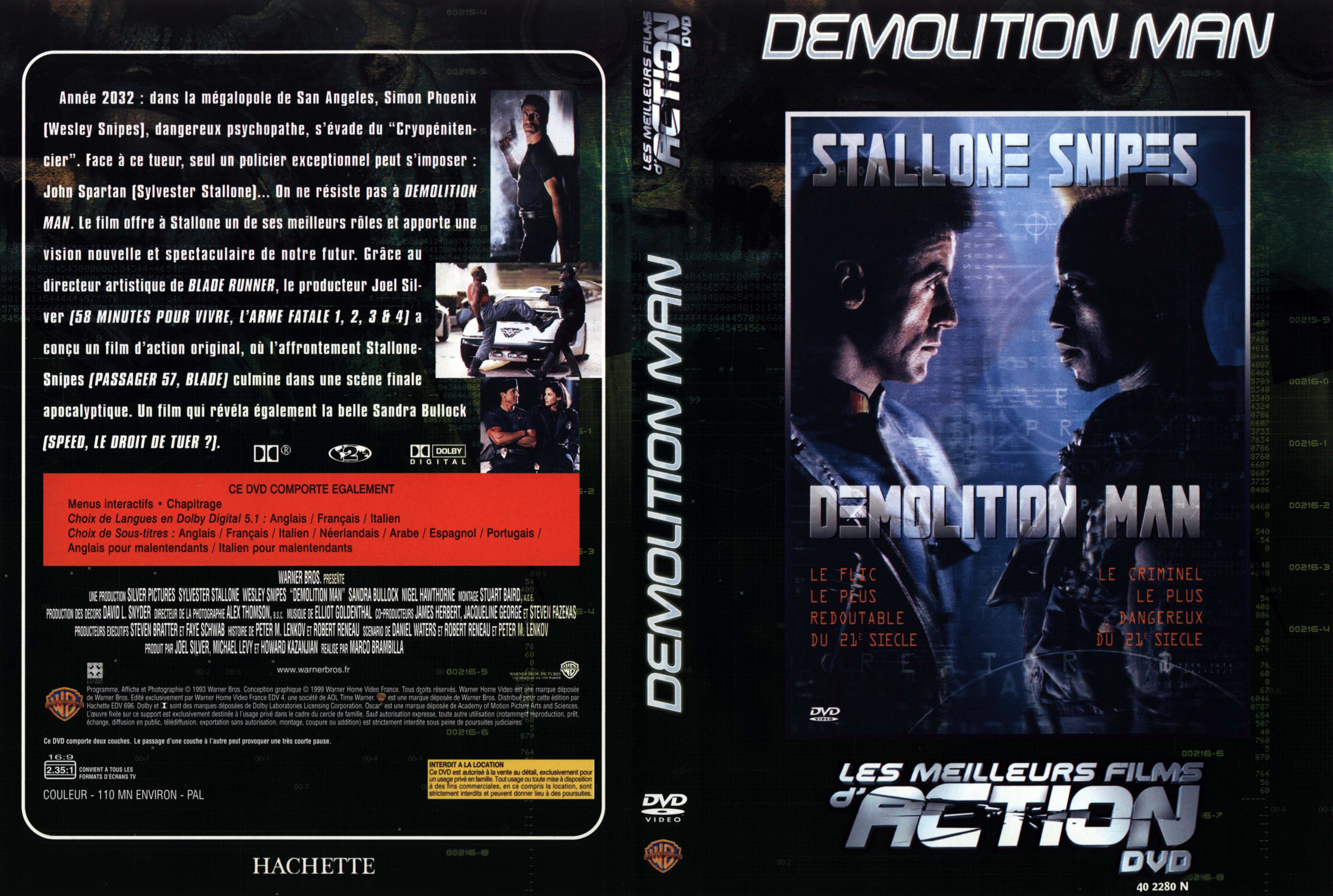 Jaquette DVD Demolition man v2