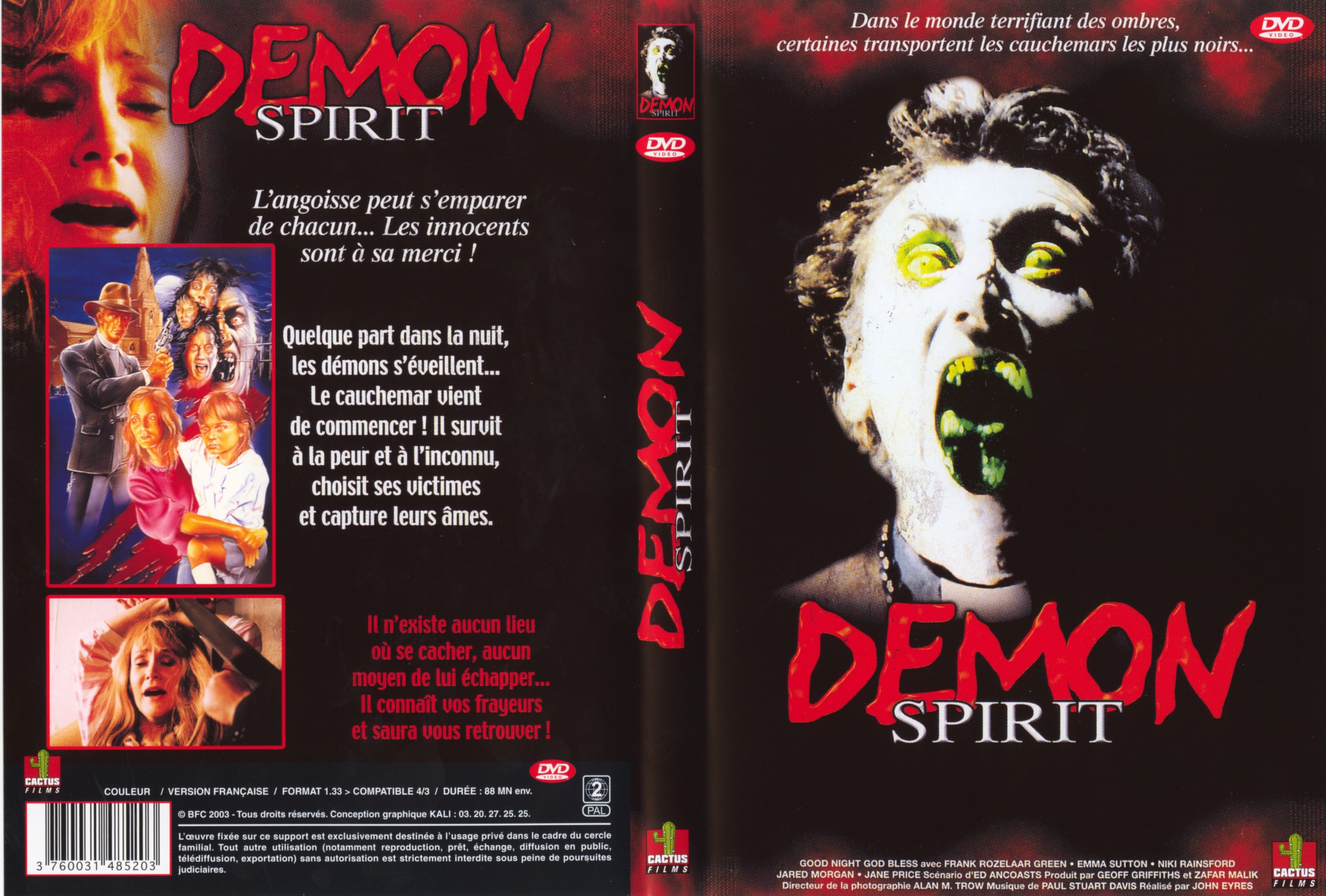 Jaquette DVD Demon Spirit
