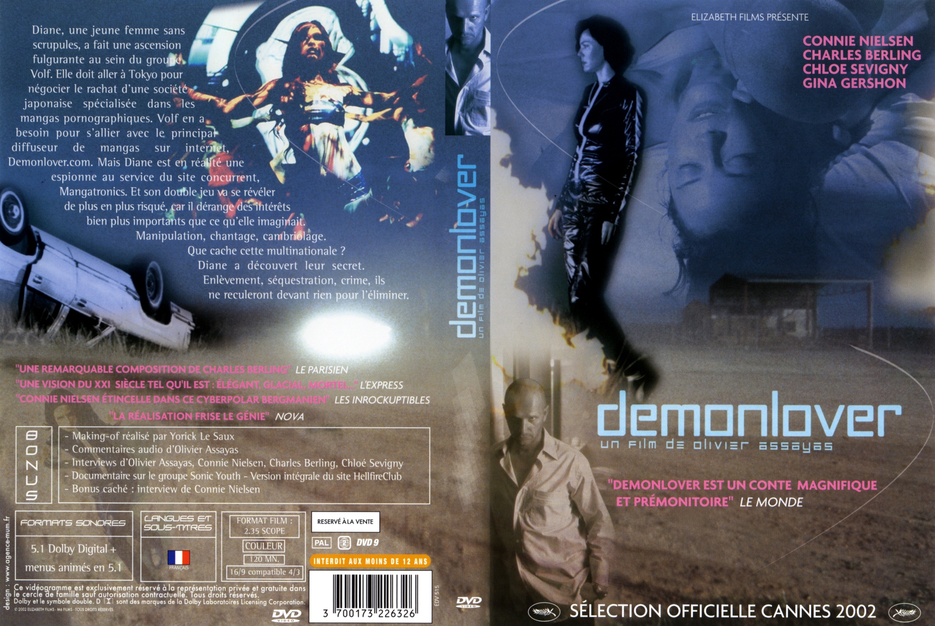 Jaquette DVD Demonlover