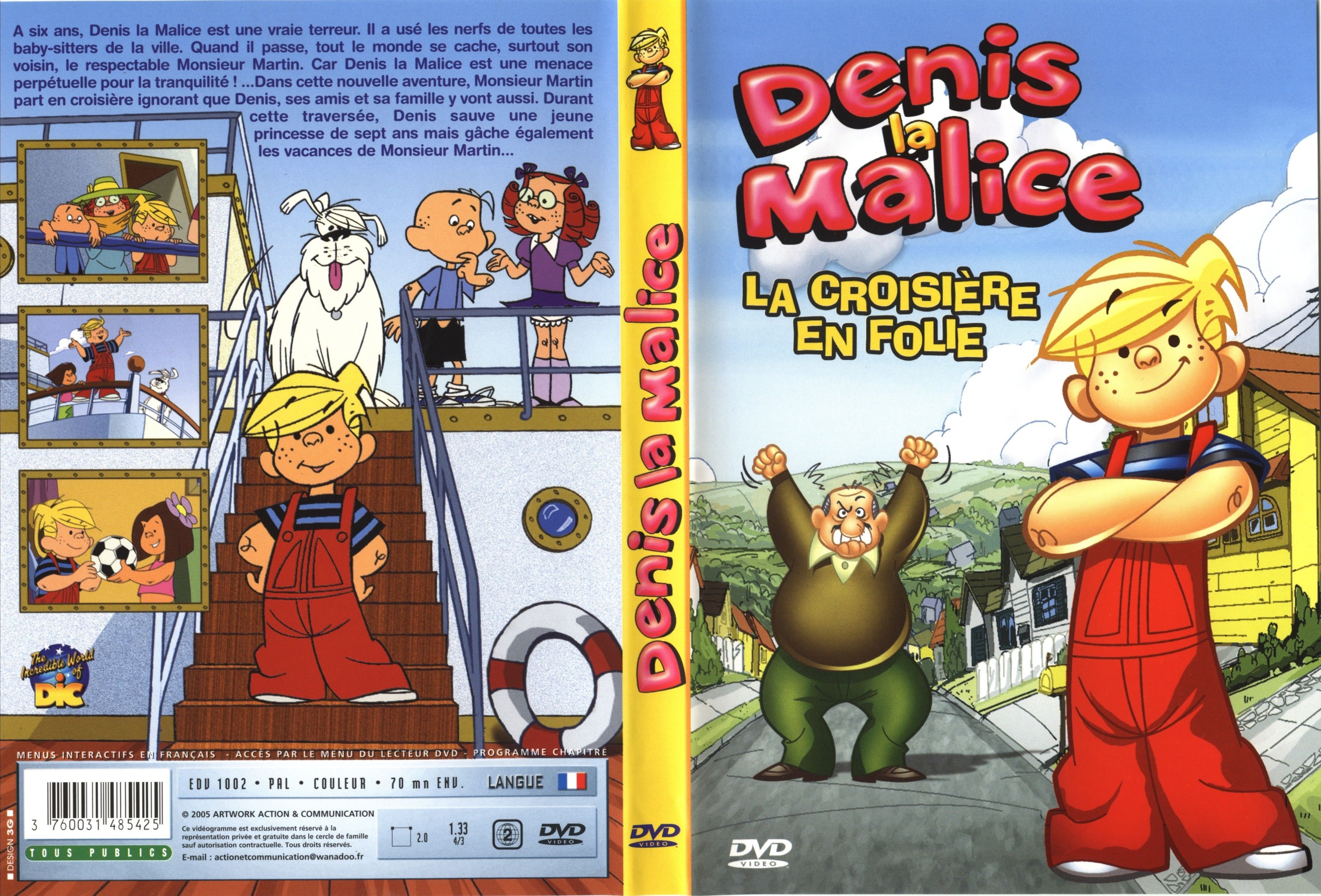 Jaquette DVD Denis la malice la croisire en folie DA