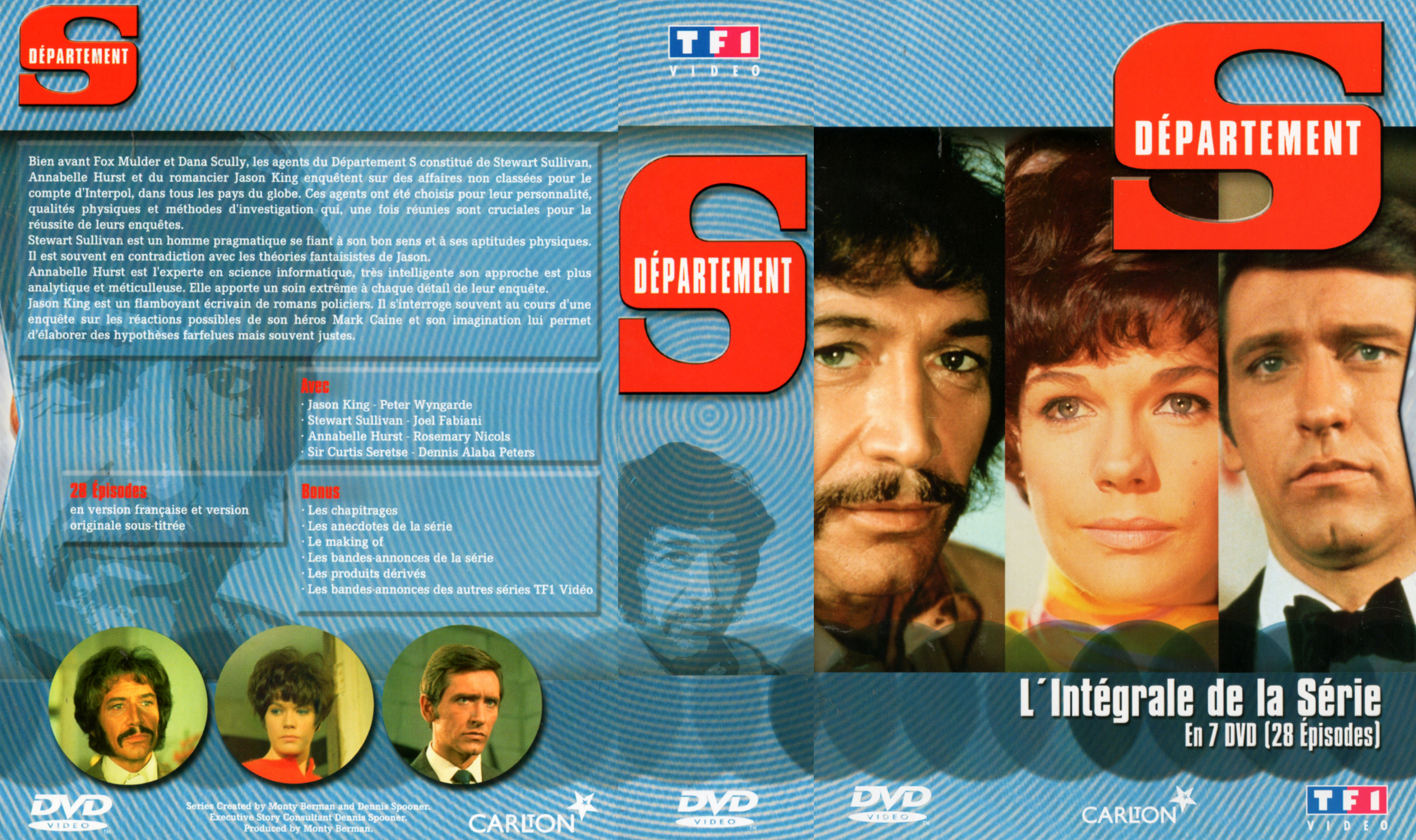 Jaquette DVD Dpartement S (Intgrale)