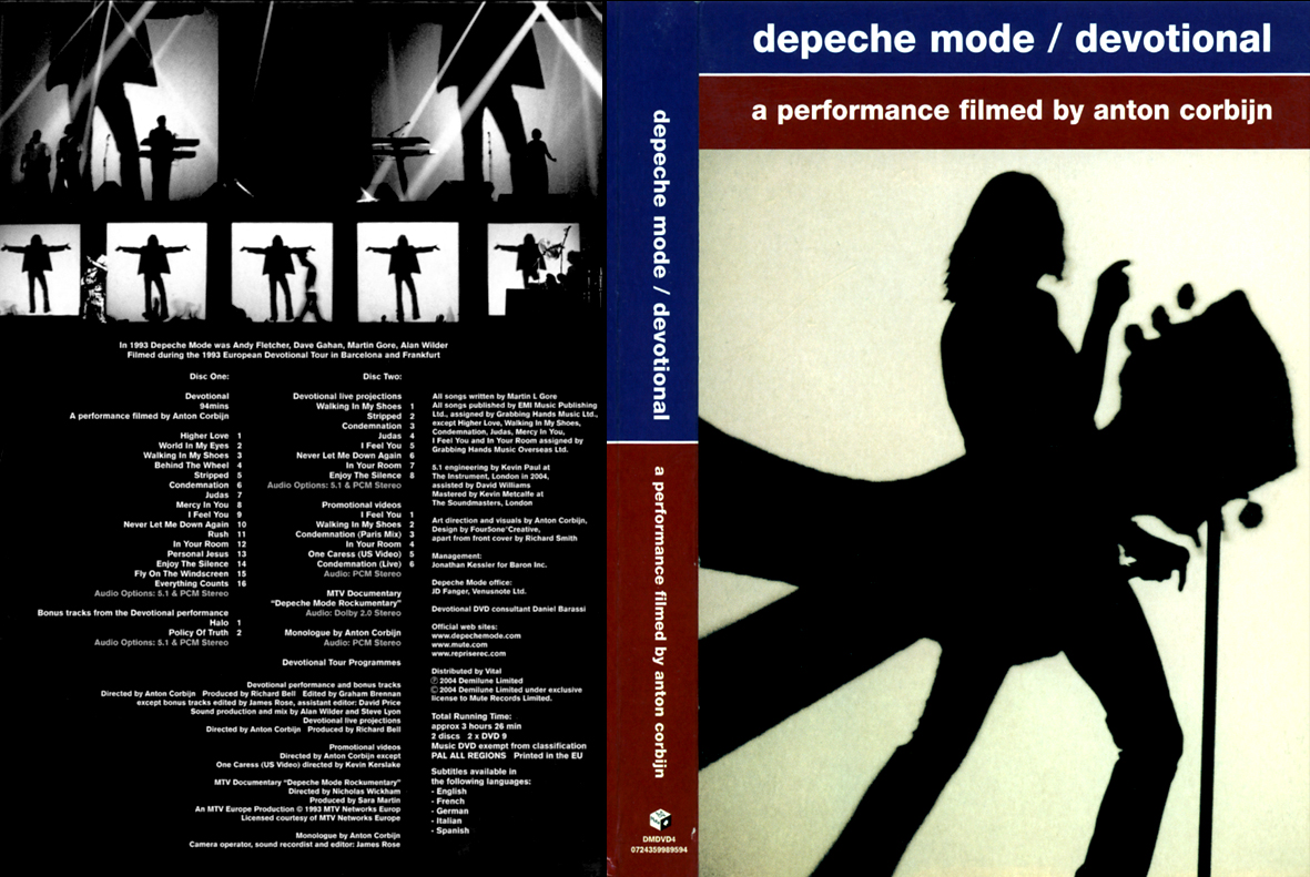 Jaquette DVD Depeche Mode - Devotional