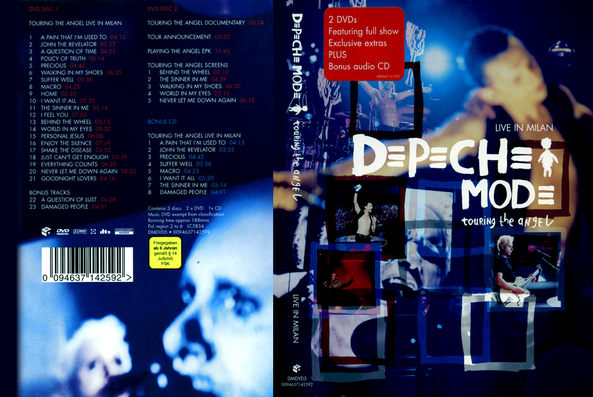 Jaquette DVD Depeche Mode - Live in Milano