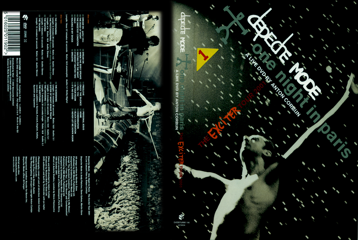 Jaquette DVD Depeche Mode - One night in Paris