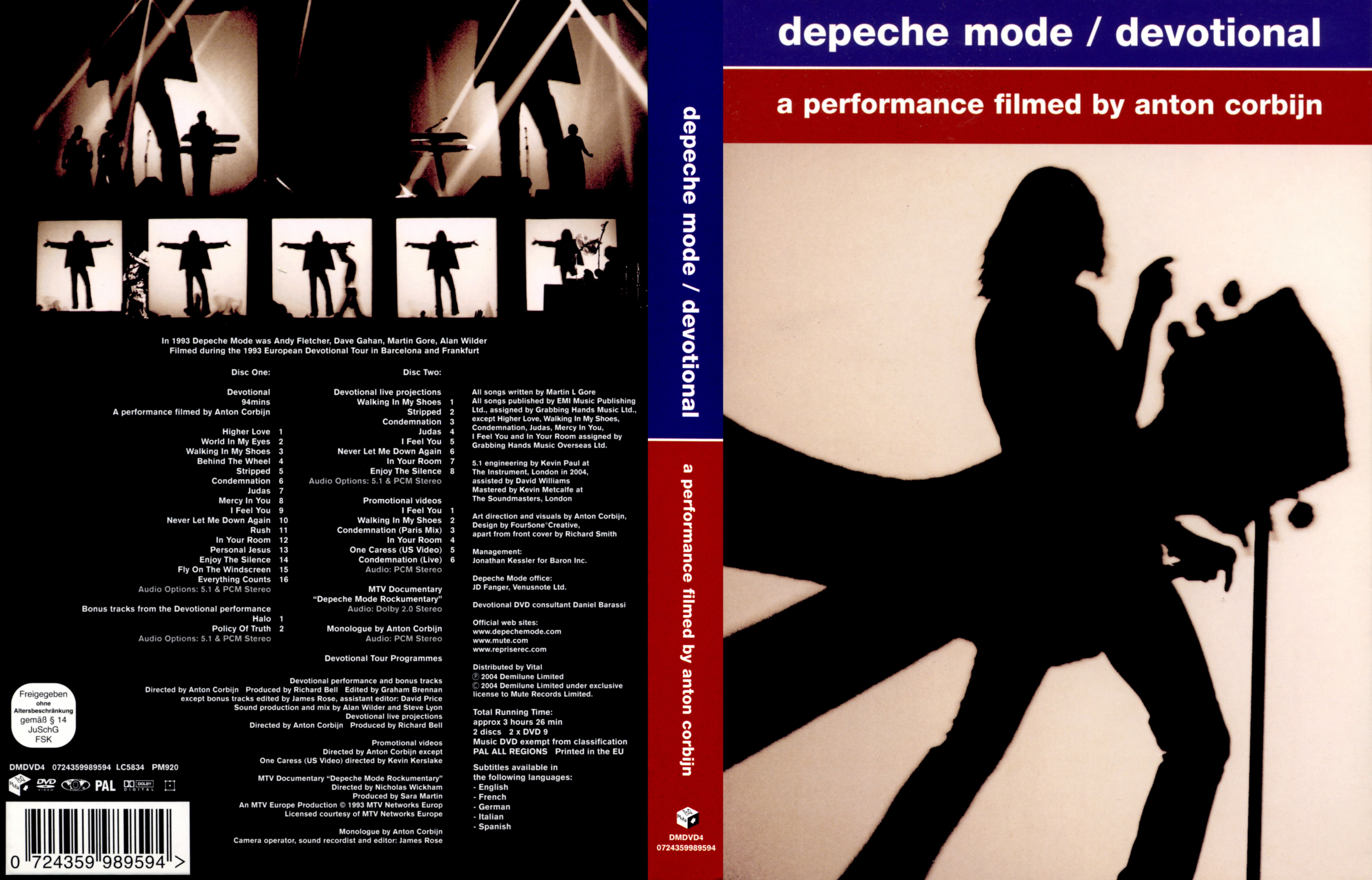 Jaquette DVD Depeche mode devotional