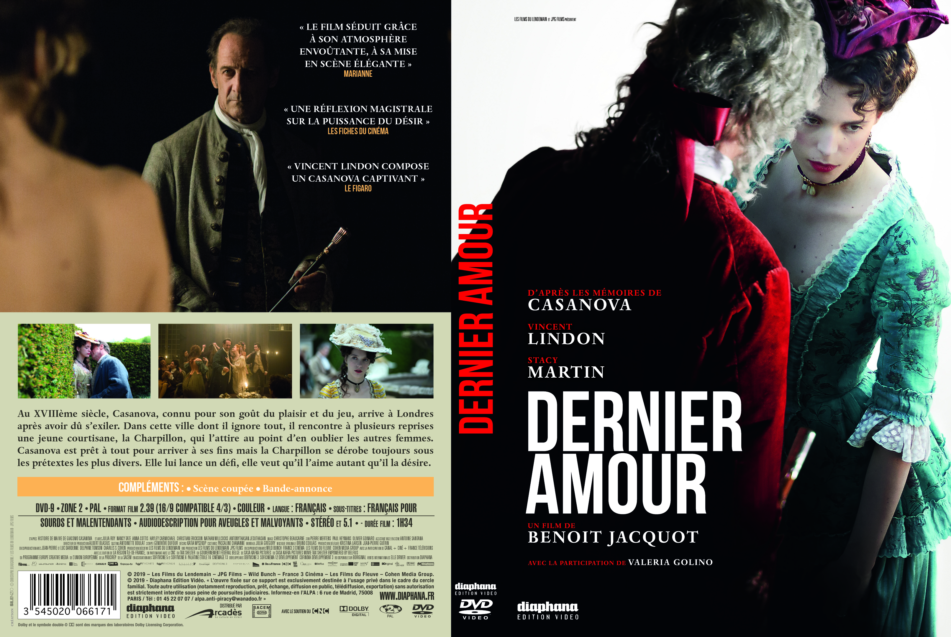 Jaquette DVD Dernier amour
