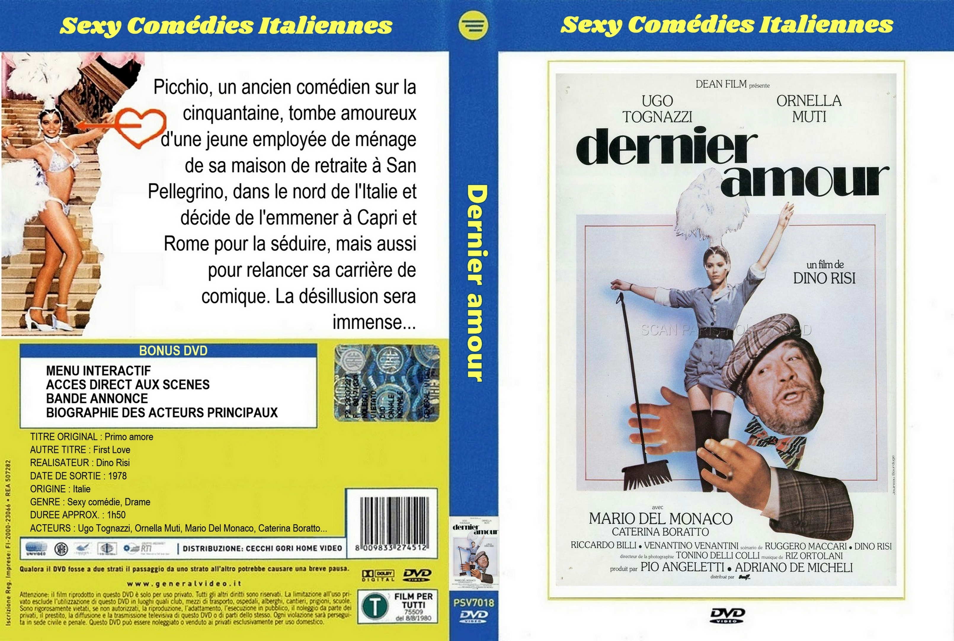 Jaquette DVD Dernier amour custom
