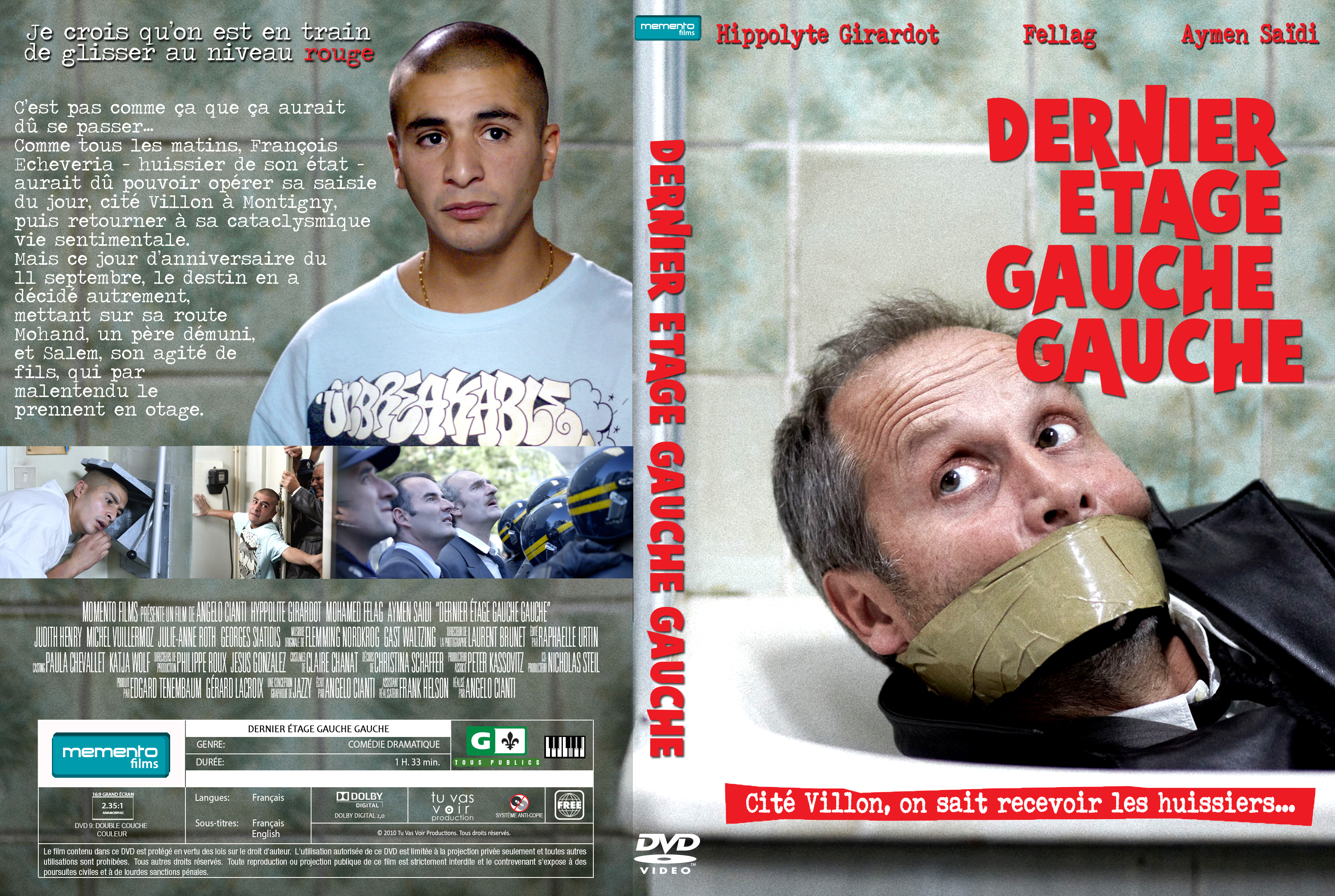 Jaquette DVD Dernier tage, gauche, gauche custom