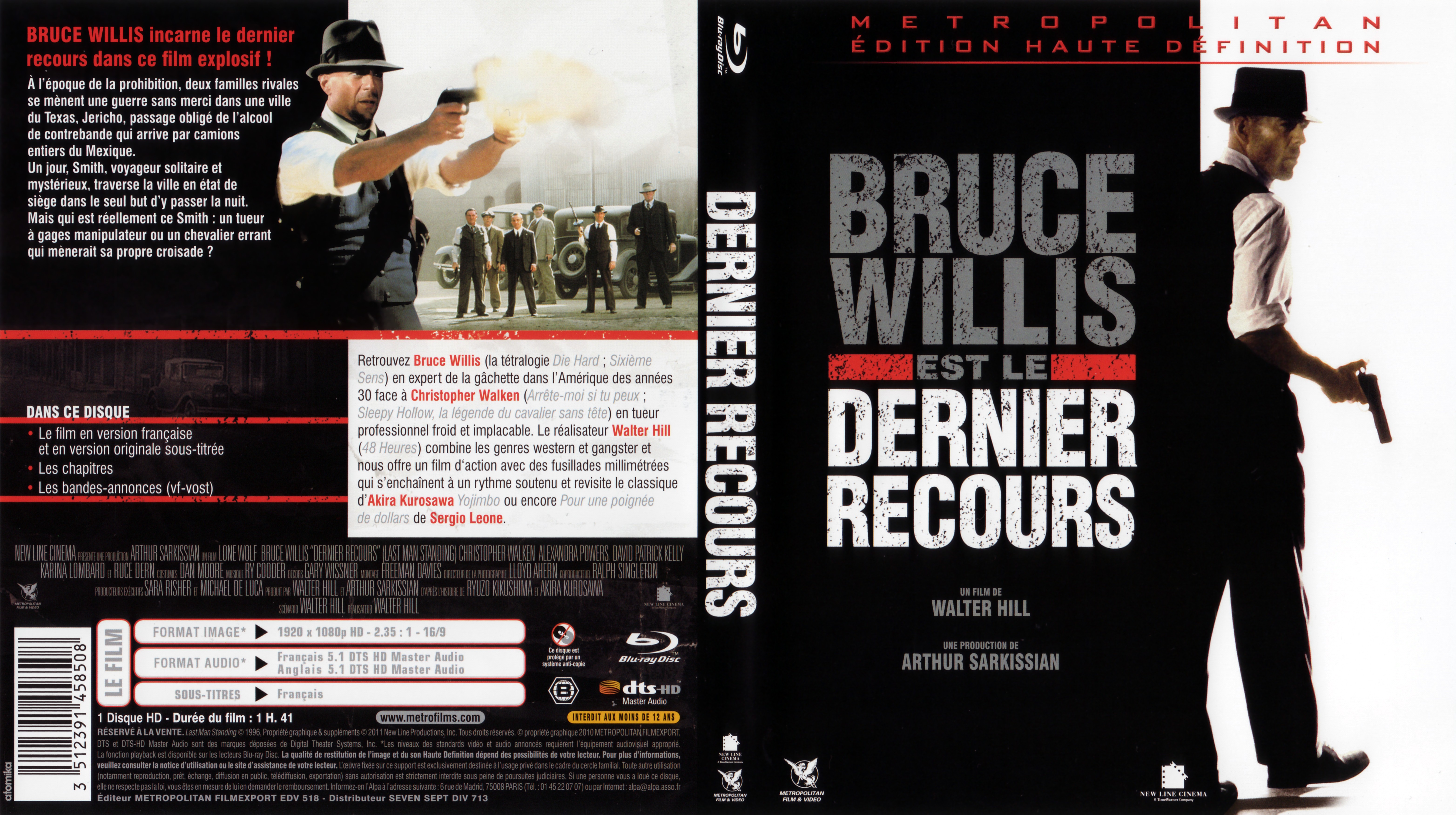 Jaquette DVD Dernier recours (BLU-RAY)