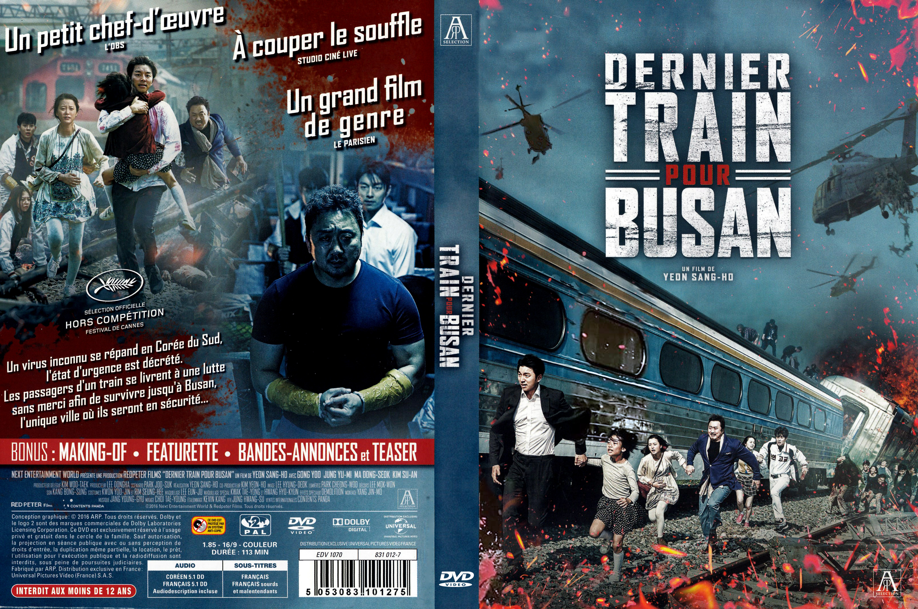 Jaquette DVD Dernier train pour busan
