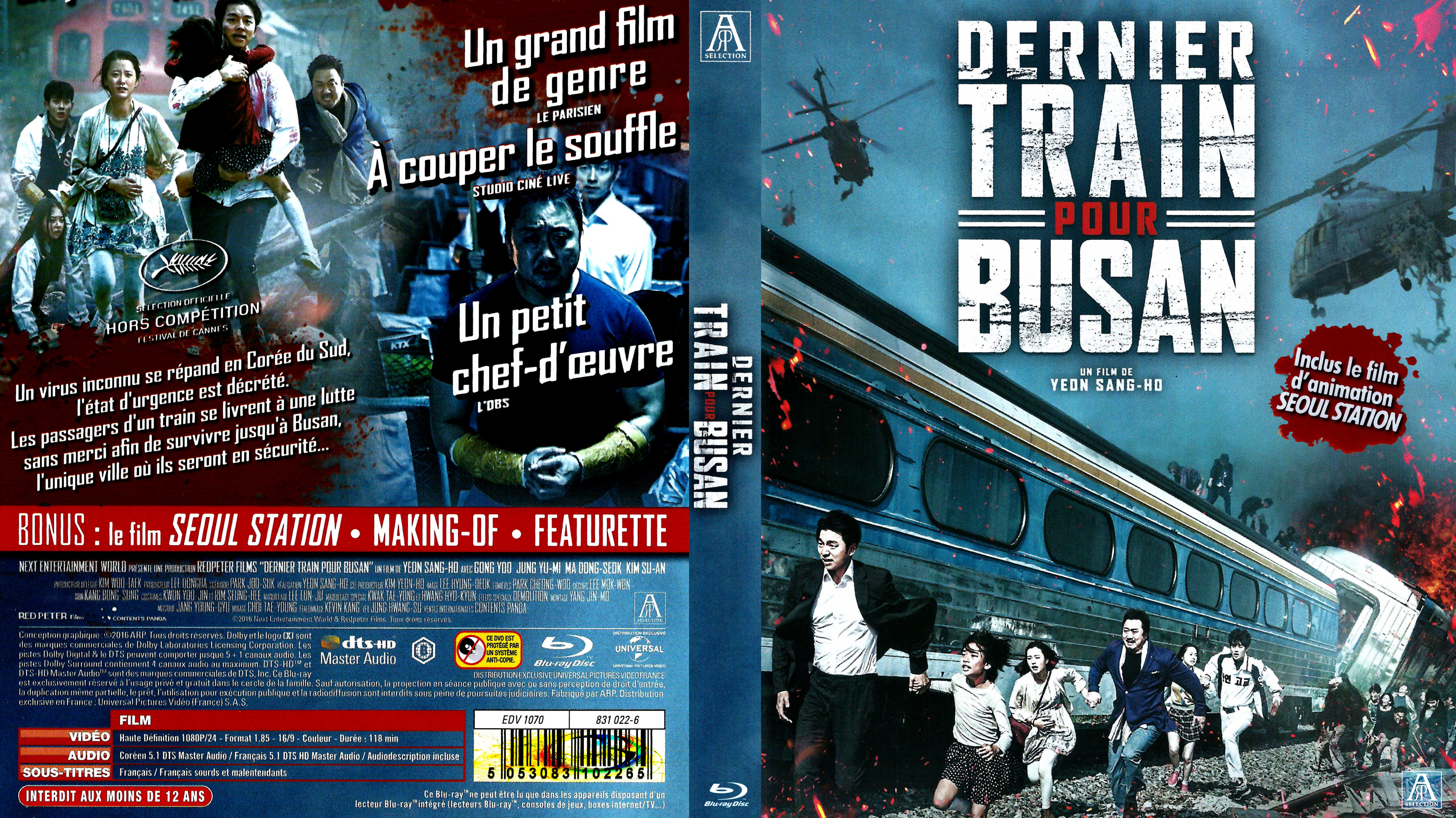 Jaquette DVD Dernier train pour busan (BLU-RAY)