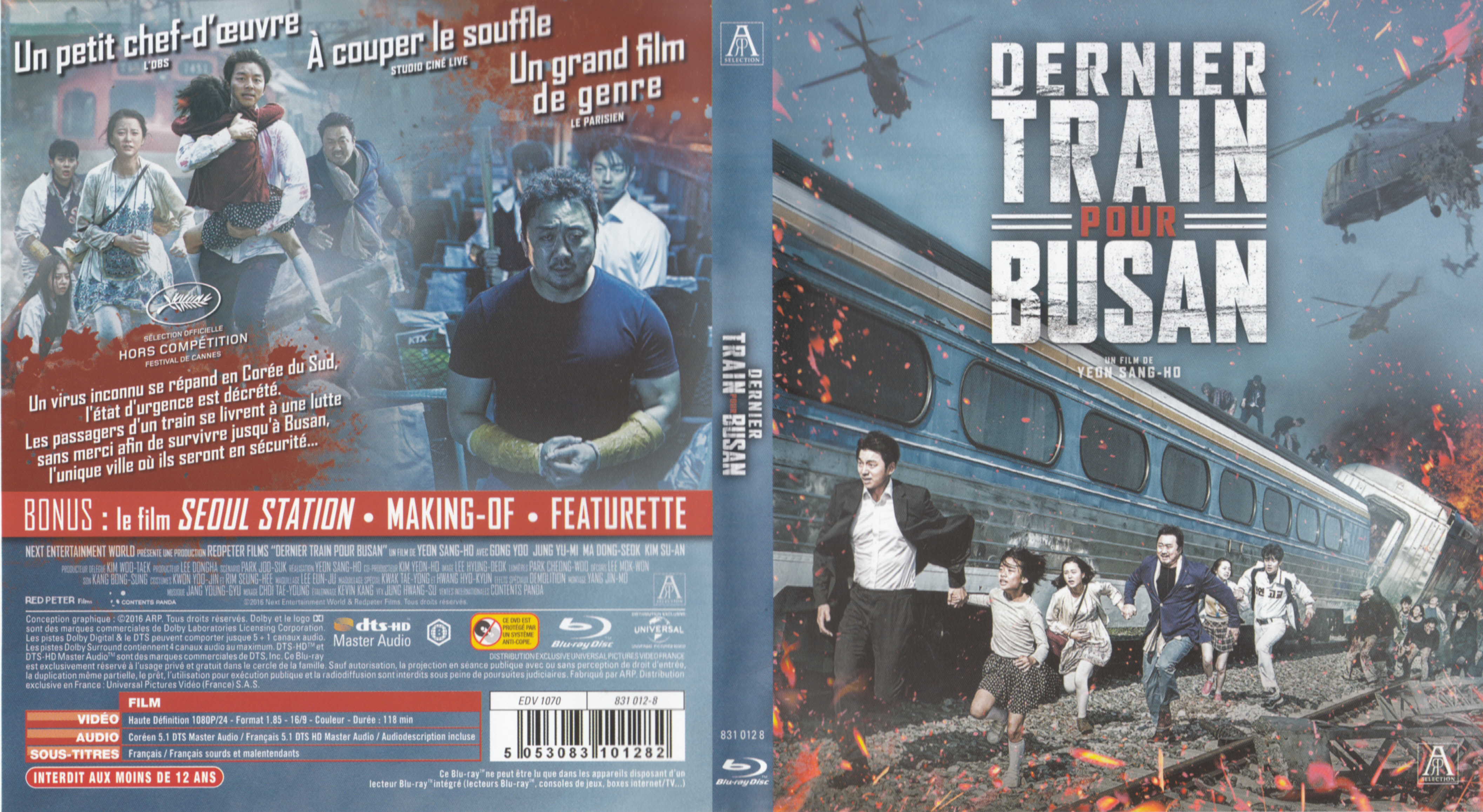 Jaquette DVD Dernier train pour busan (BLU-RAY) v2