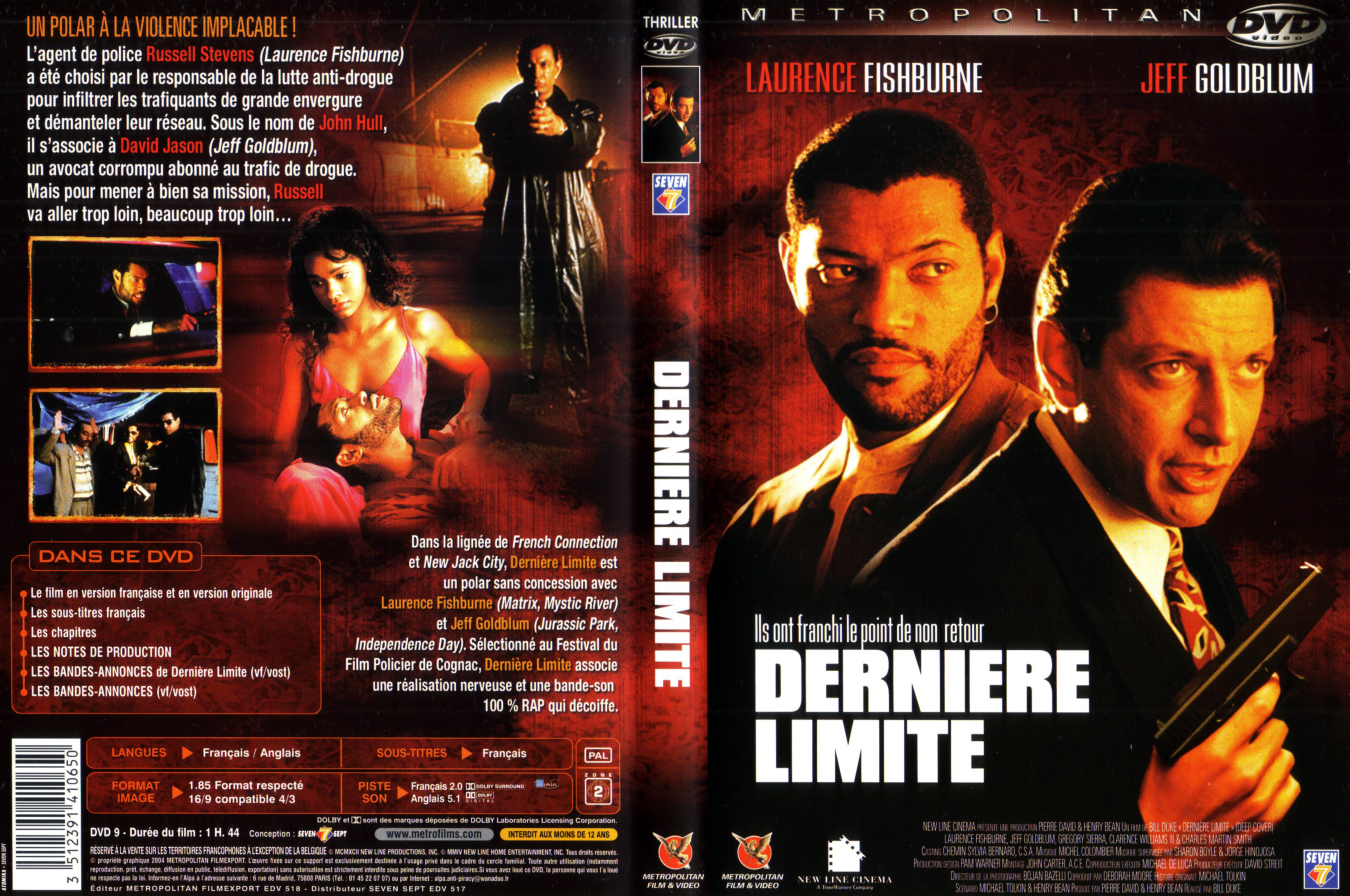 Jaquette DVD Dernire limite