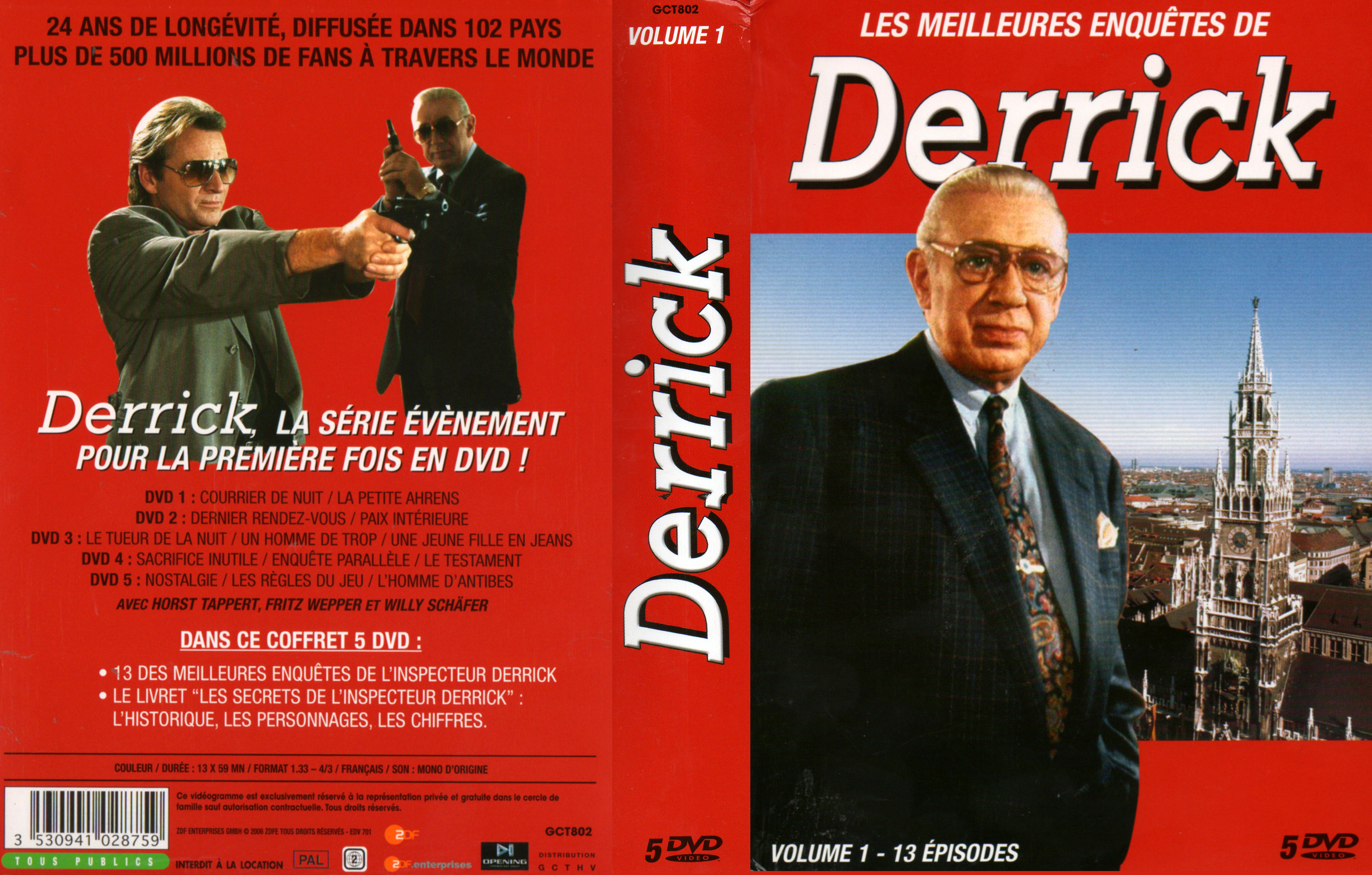 Jaquette DVD Derrick vol 01