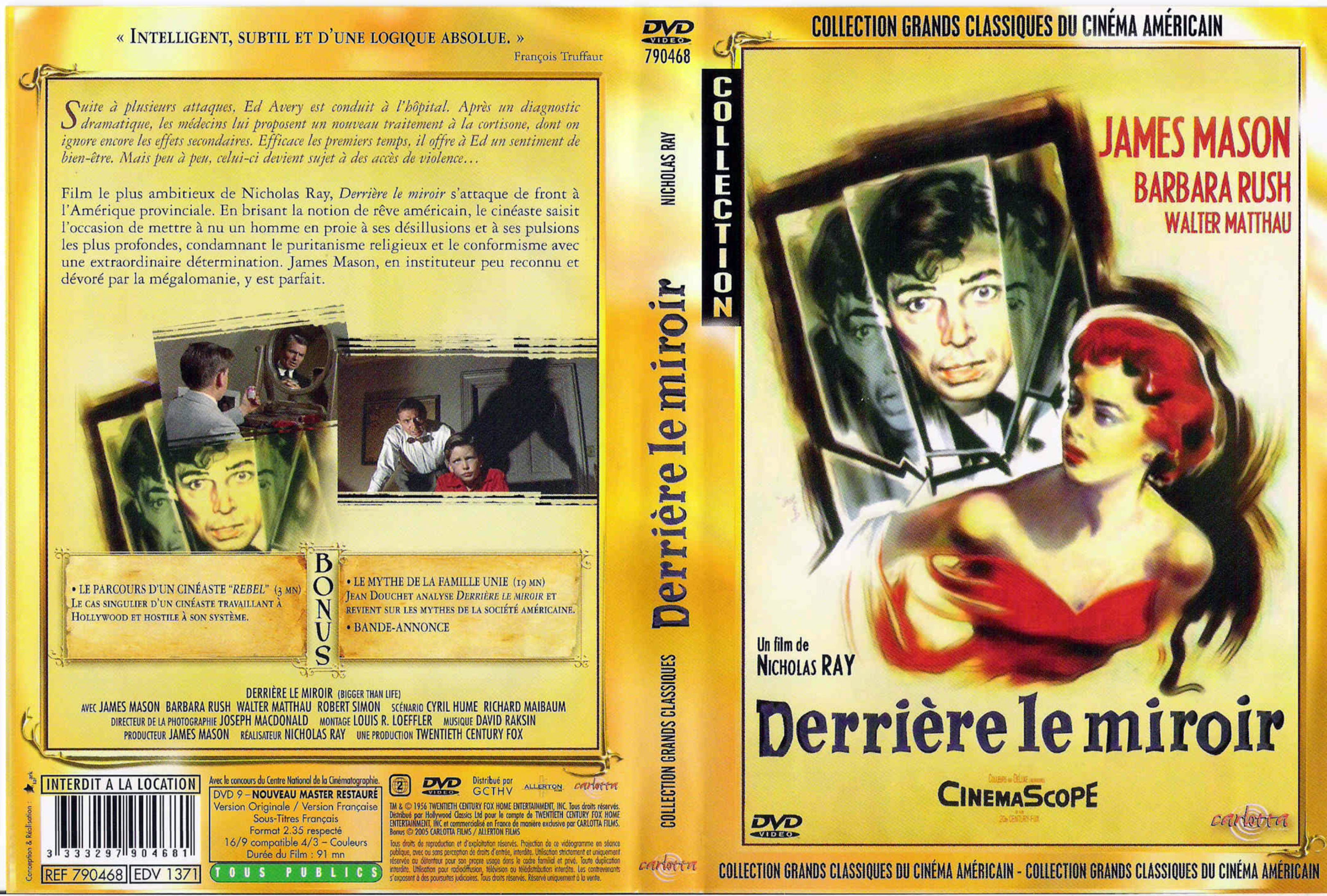 Jaquette DVD Derrire le miroir