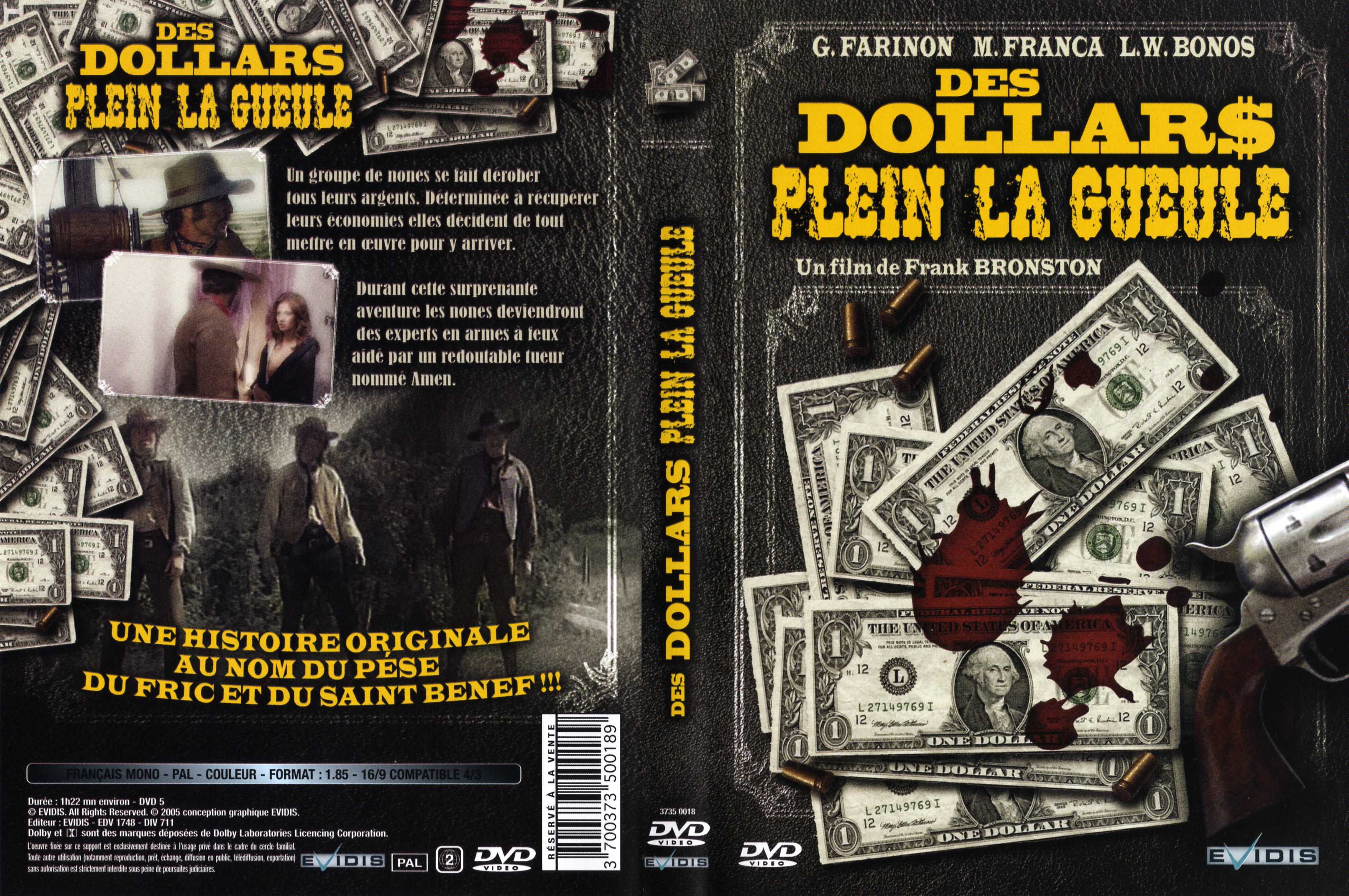 Jaquette DVD Des dollars plein la gueule