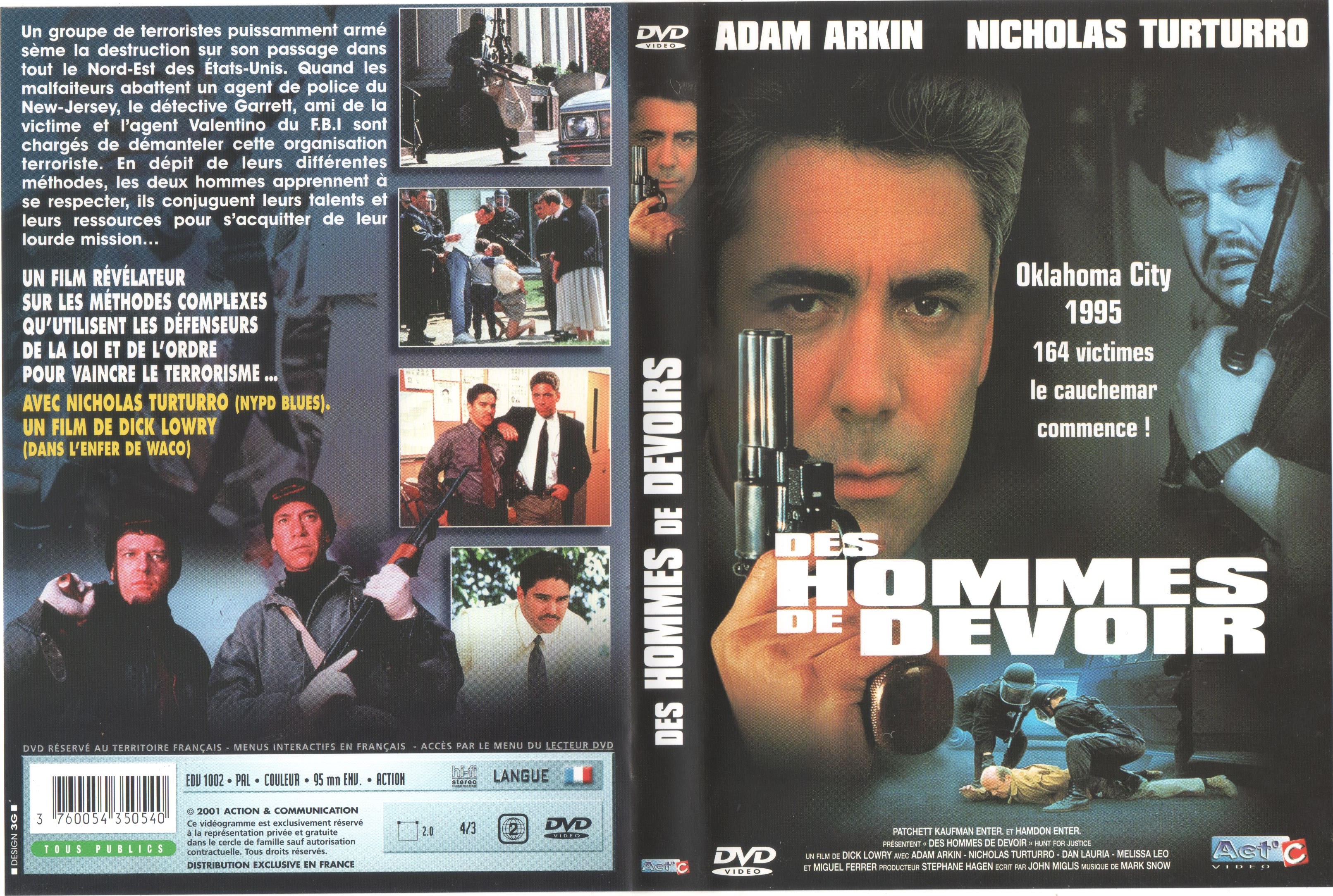 Jaquette DVD Des hommes de devoir