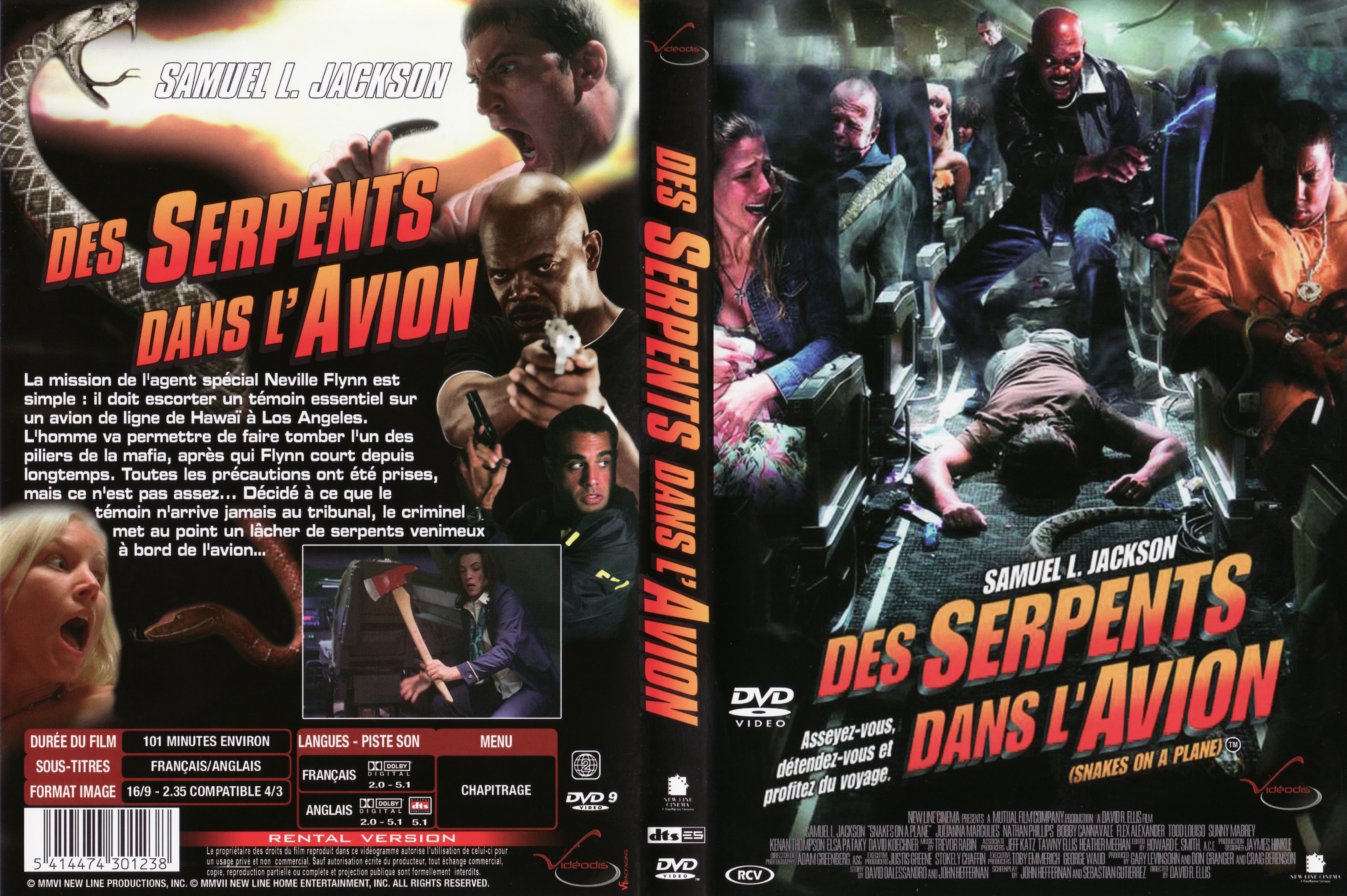 Jaquette DVD Des serpents dans l