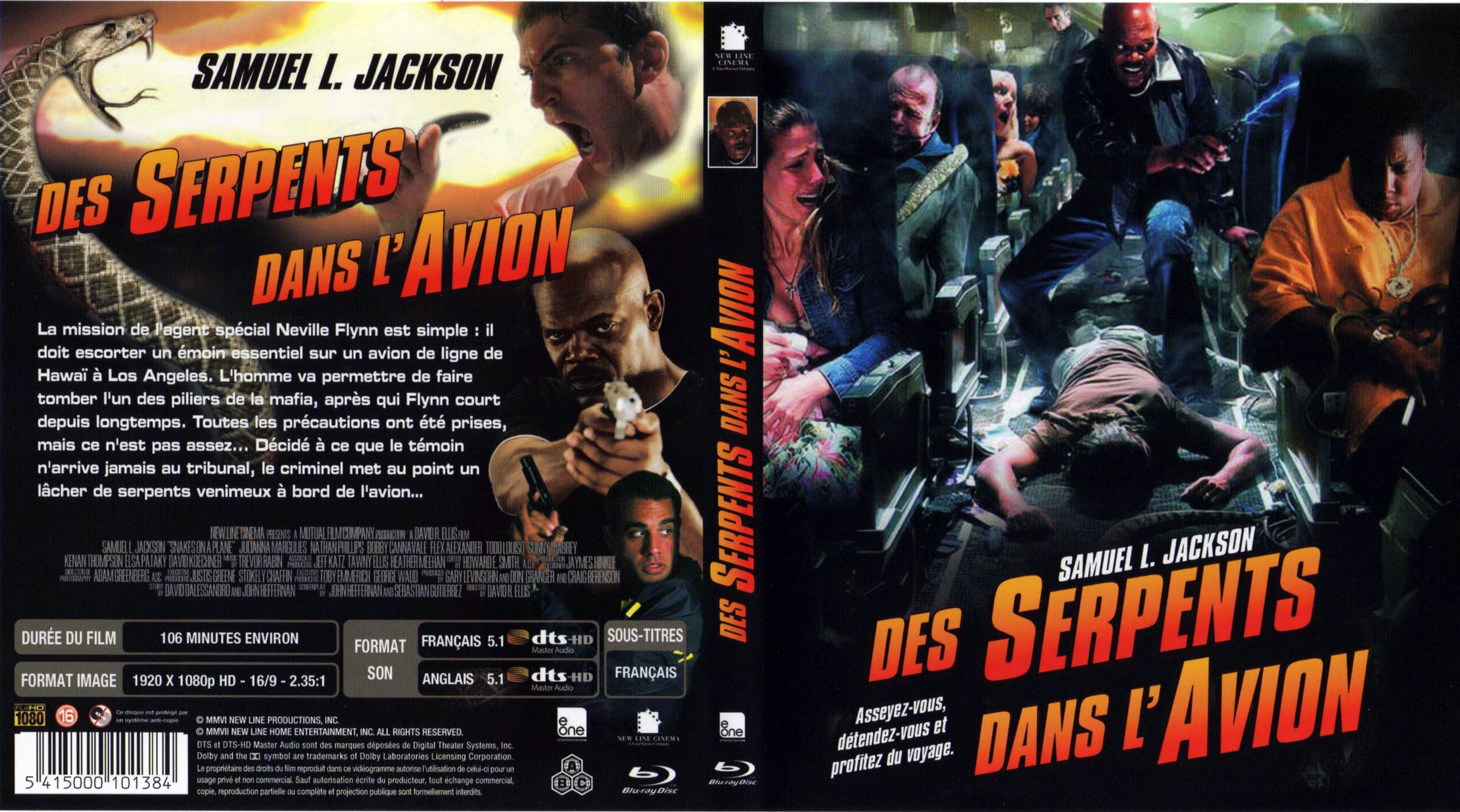 Jaquette DVD Des serpents dans l