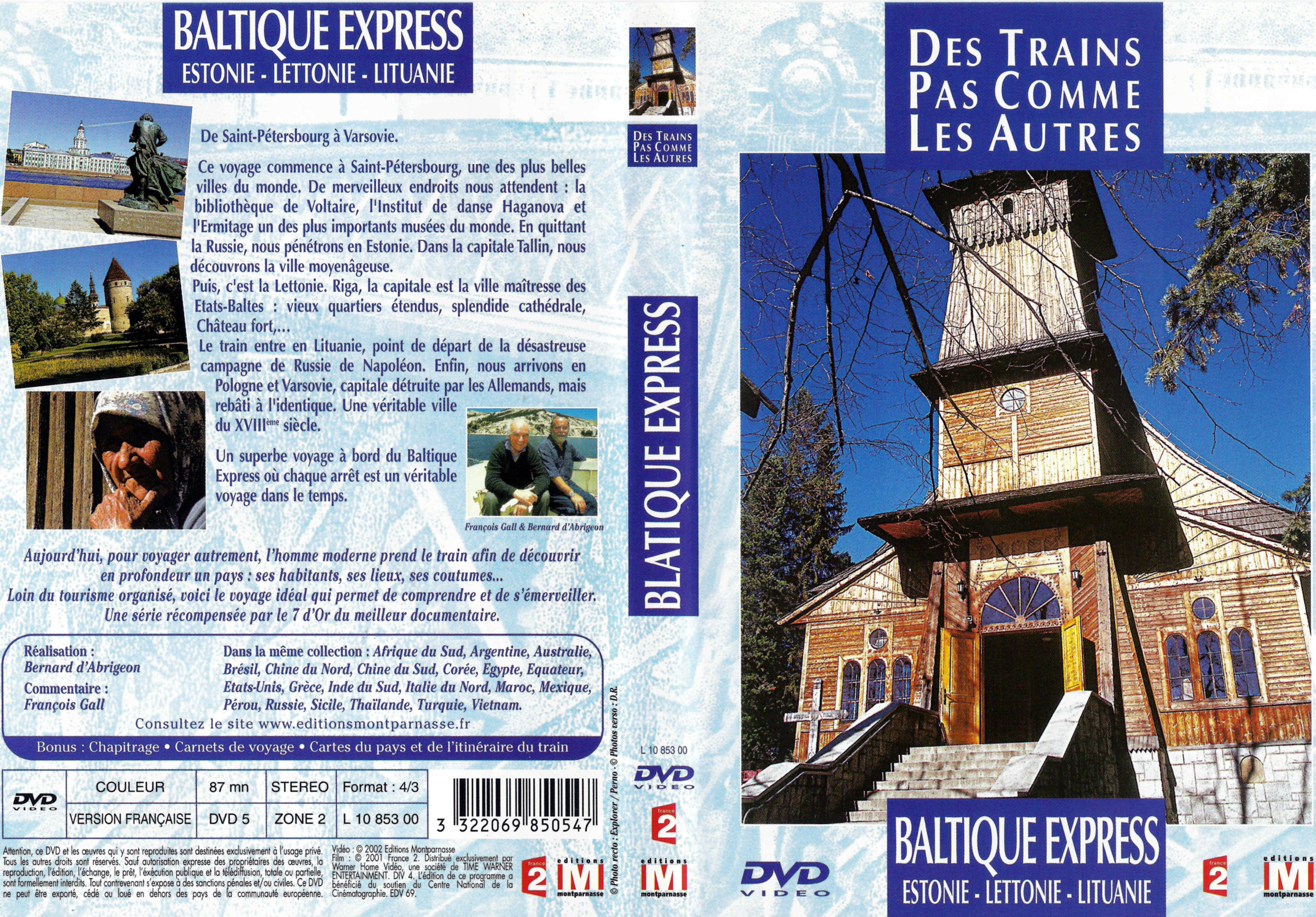 Jaquette DVD Des trains pas comme les autres - Baltique Express