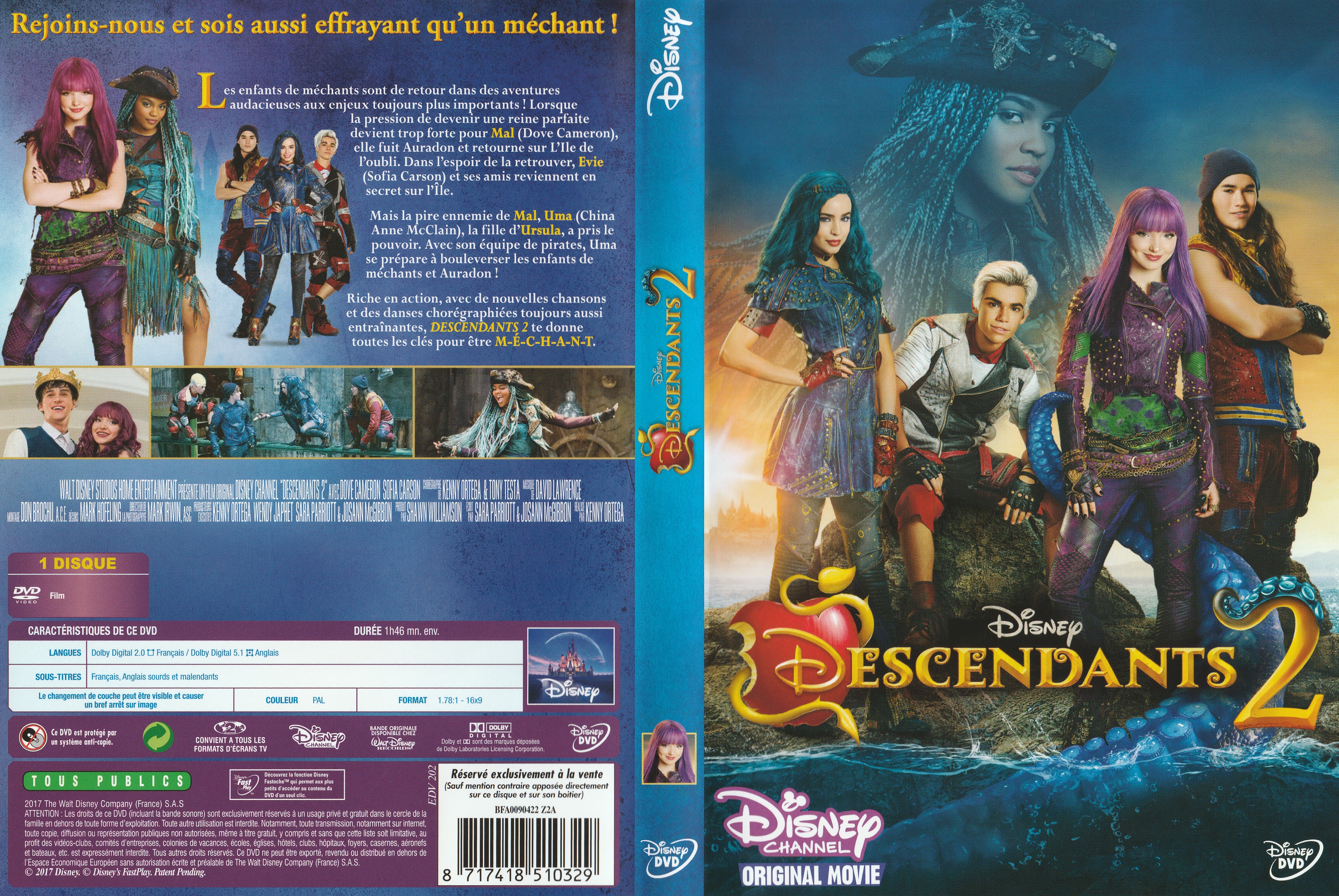 Jaquette DVD Descendants 2