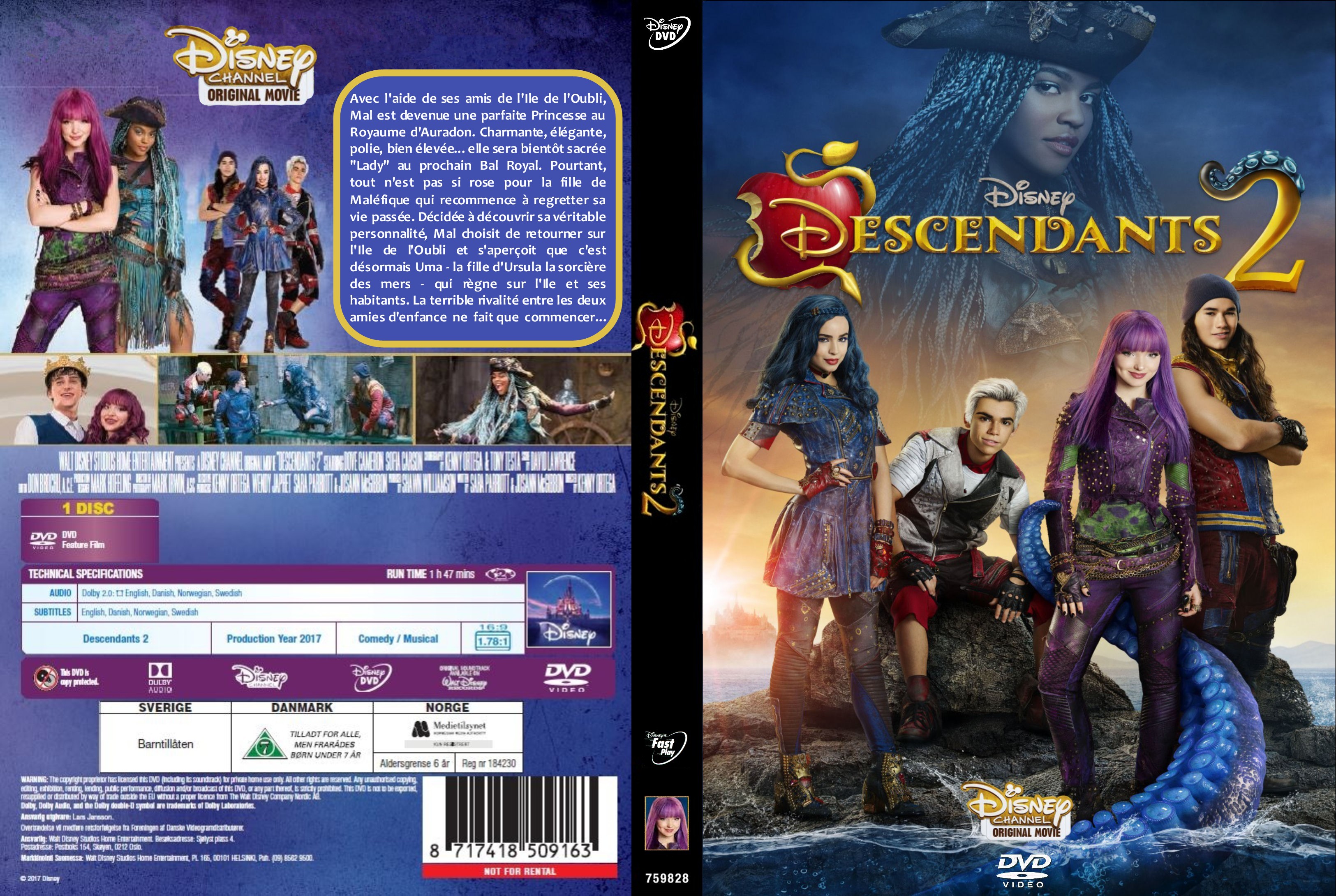 Jaquette DVD Descendants 2 custom