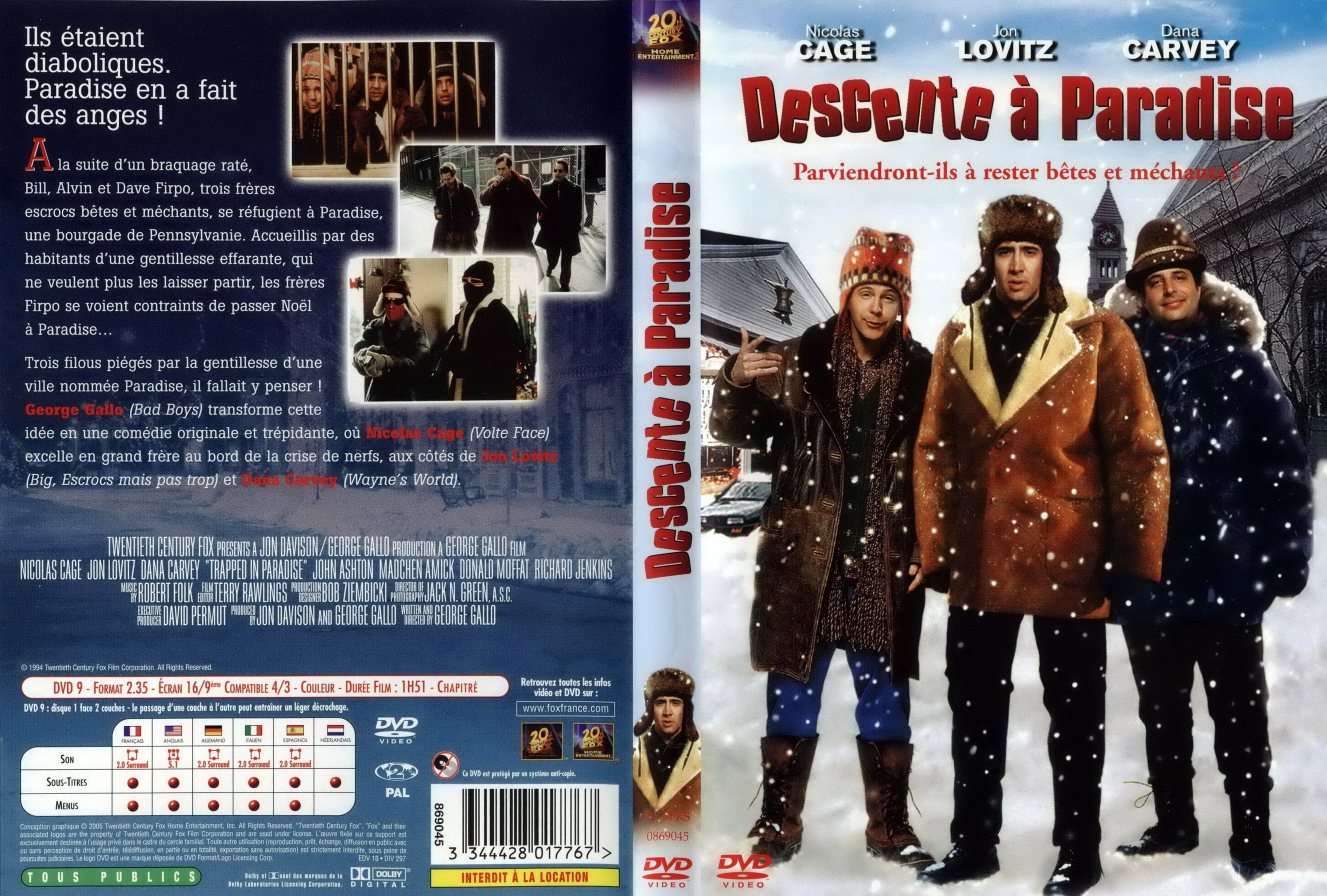 Jaquette DVD Descente  Paradise v2