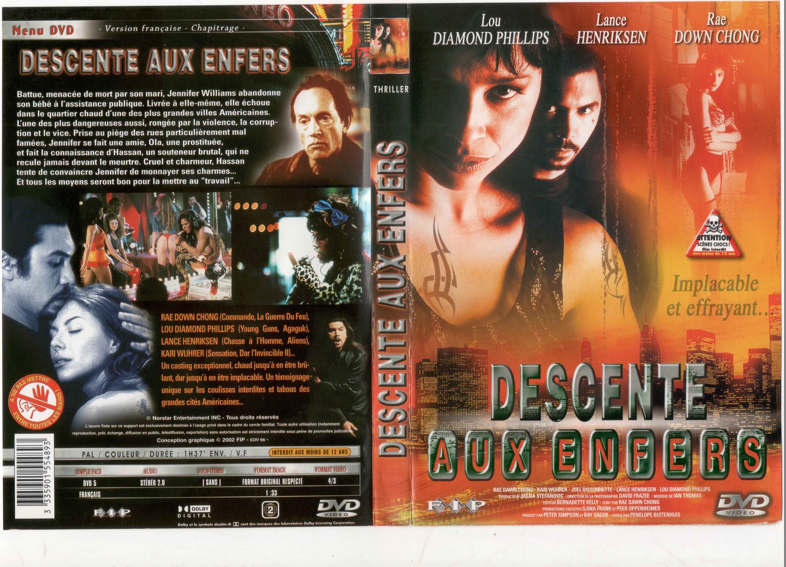 Jaquette DVD Descente aux enfers