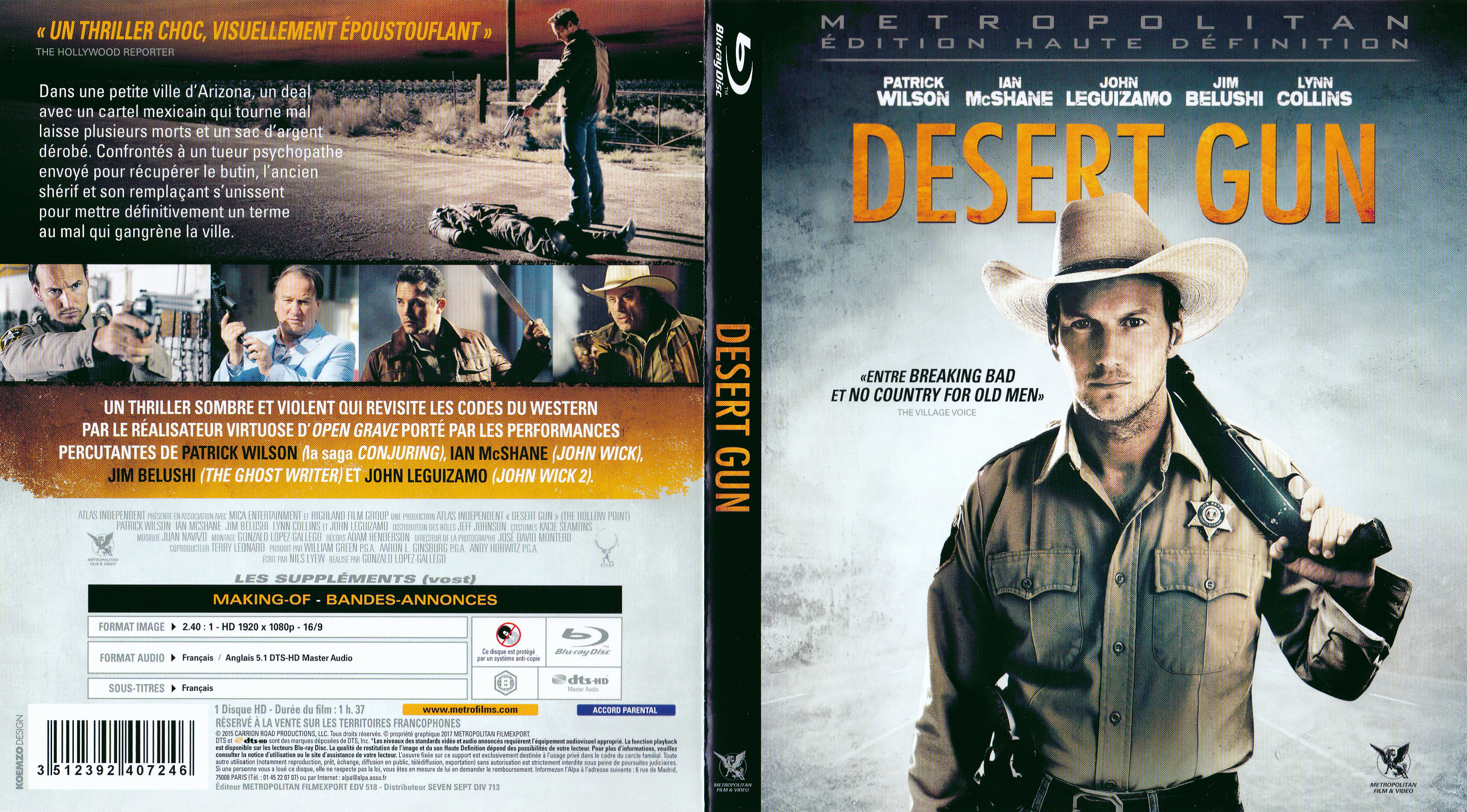 Jaquette DVD Desert gun (BLU-RAY)