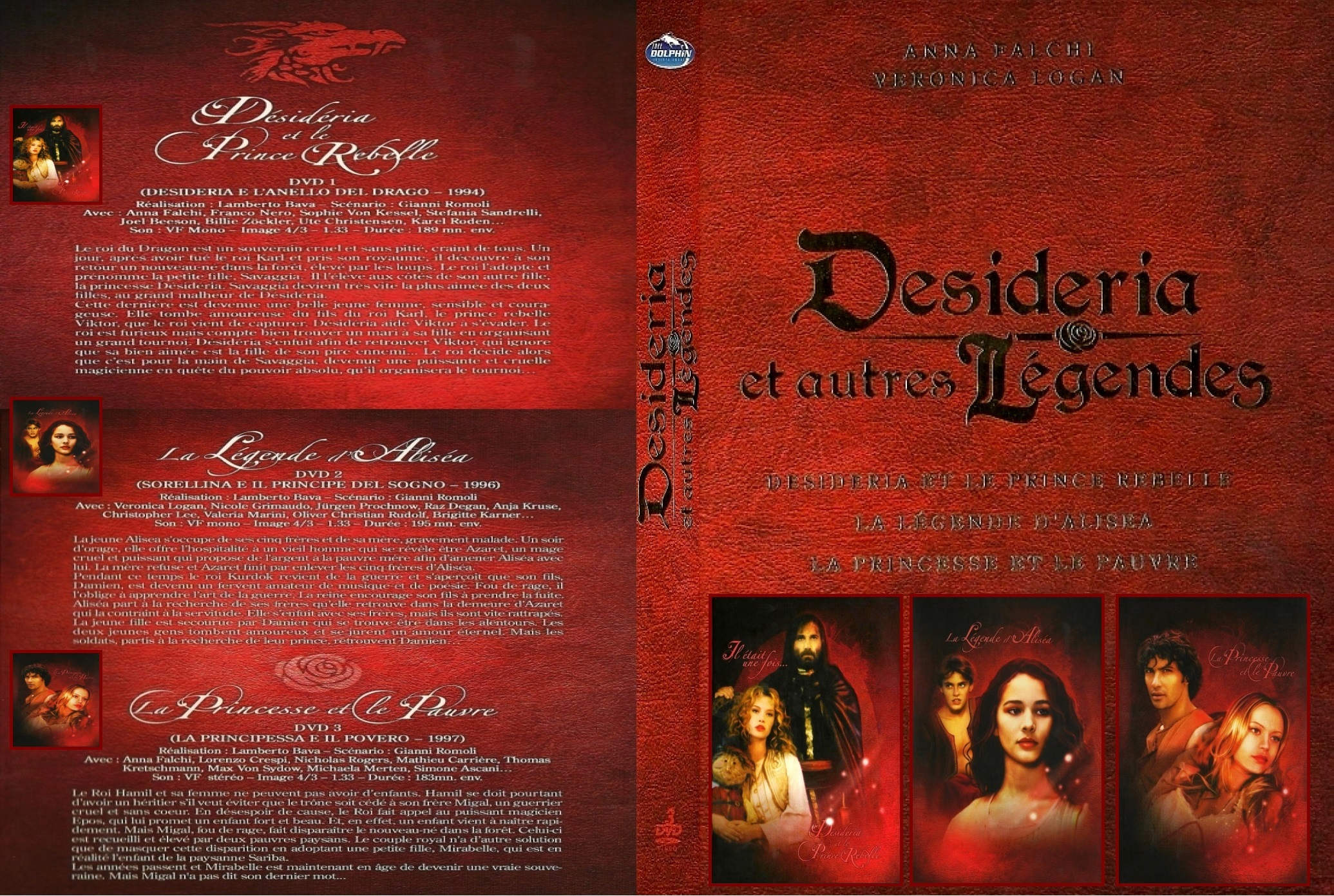 Jaquette DVD Desideria et autres legendes v2 