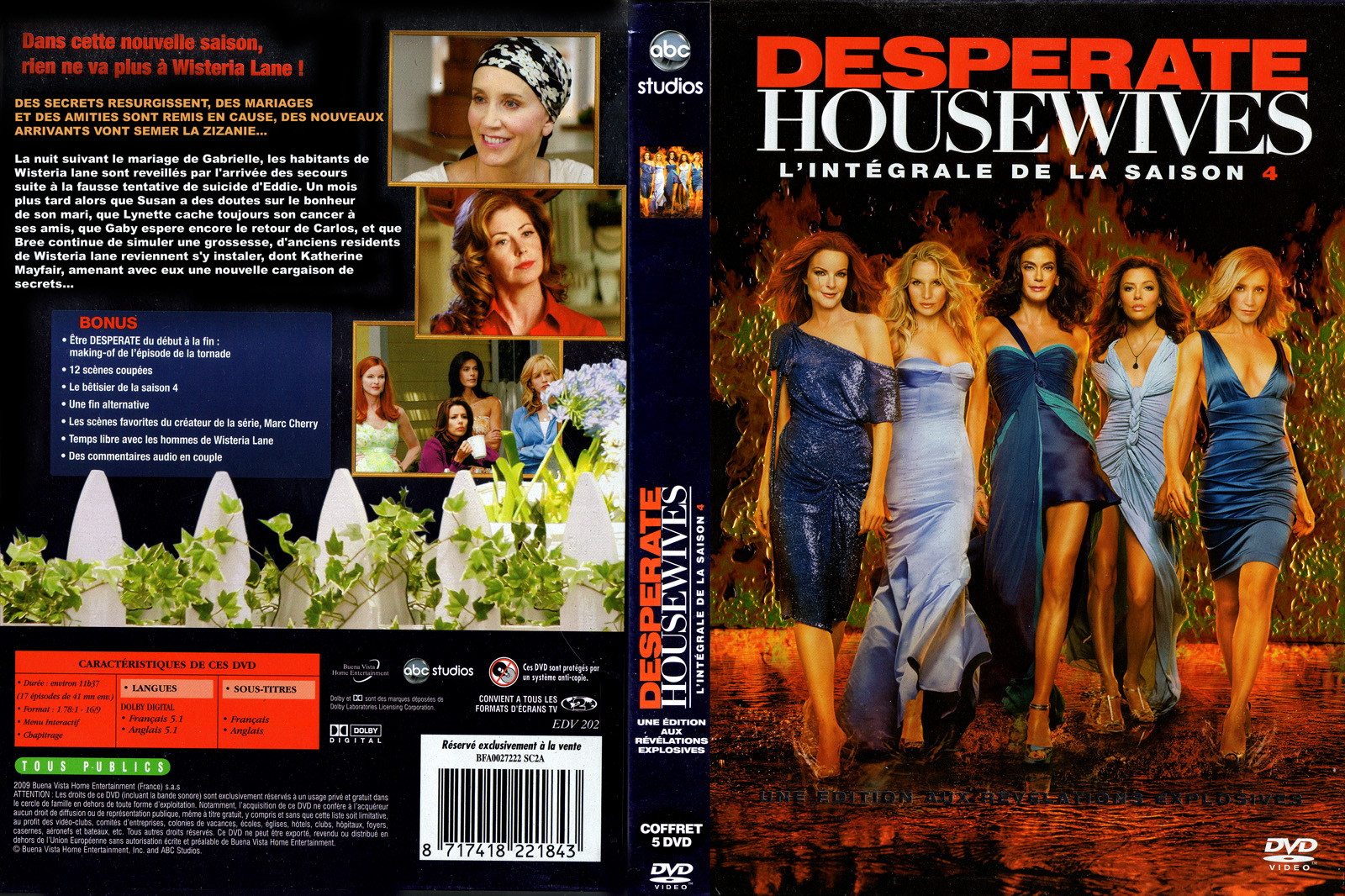 Jaquette DVD Desperate Housewives Saison 4 COFFRET