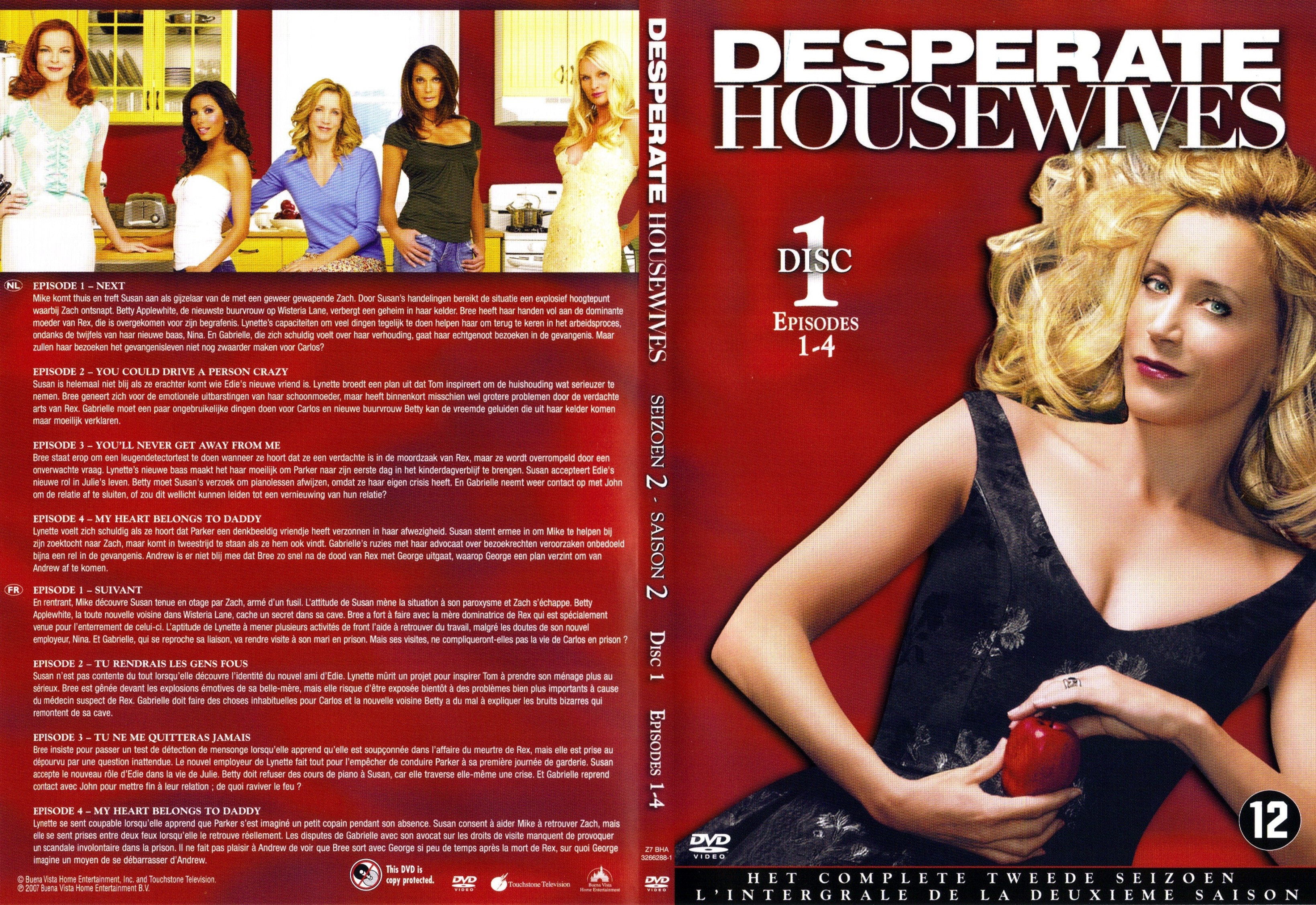 Jaquette DVD Desperate Housewives saison 2 DVD 1