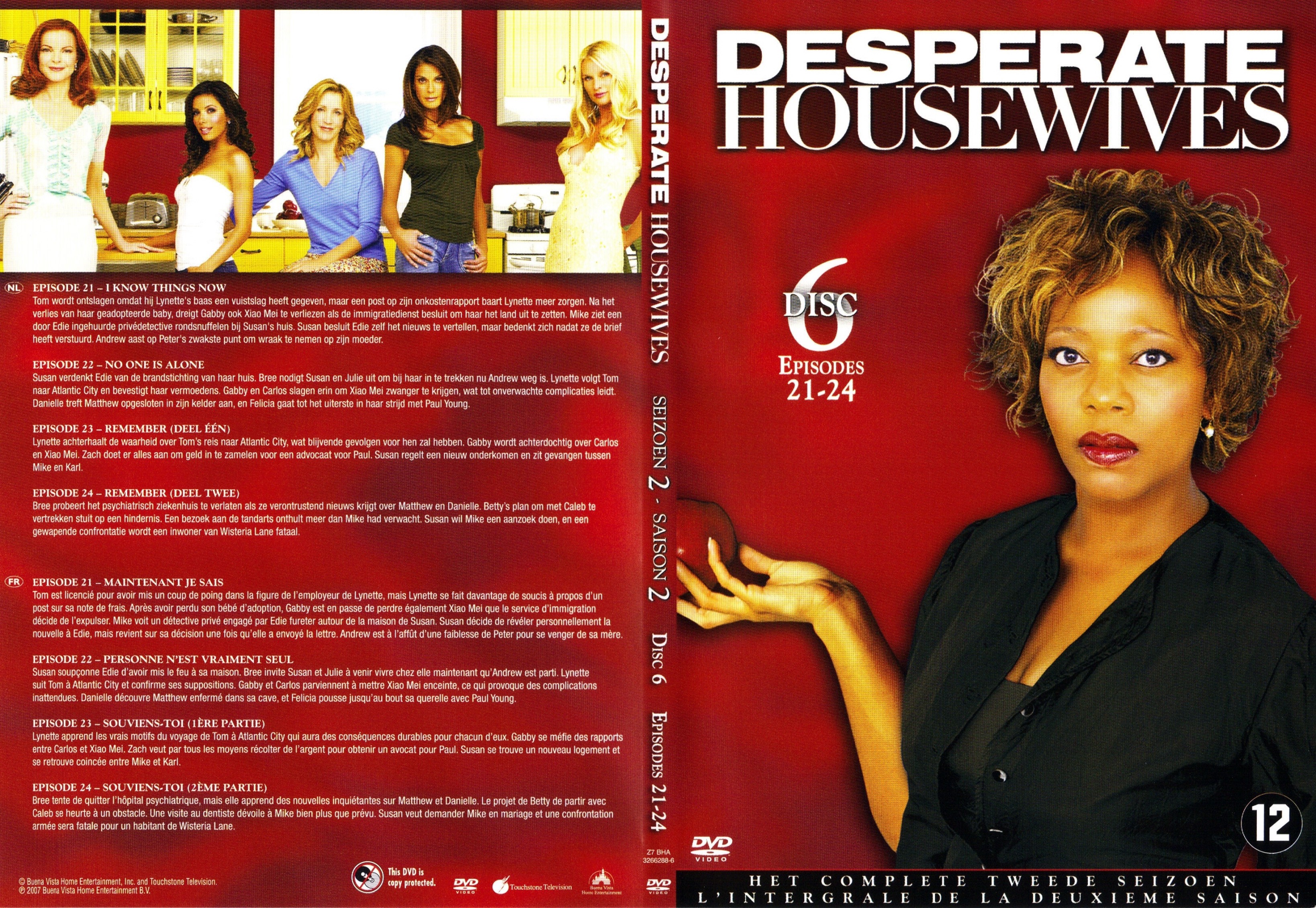 Jaquette DVD Desperate Housewives saison 2 DVD 6