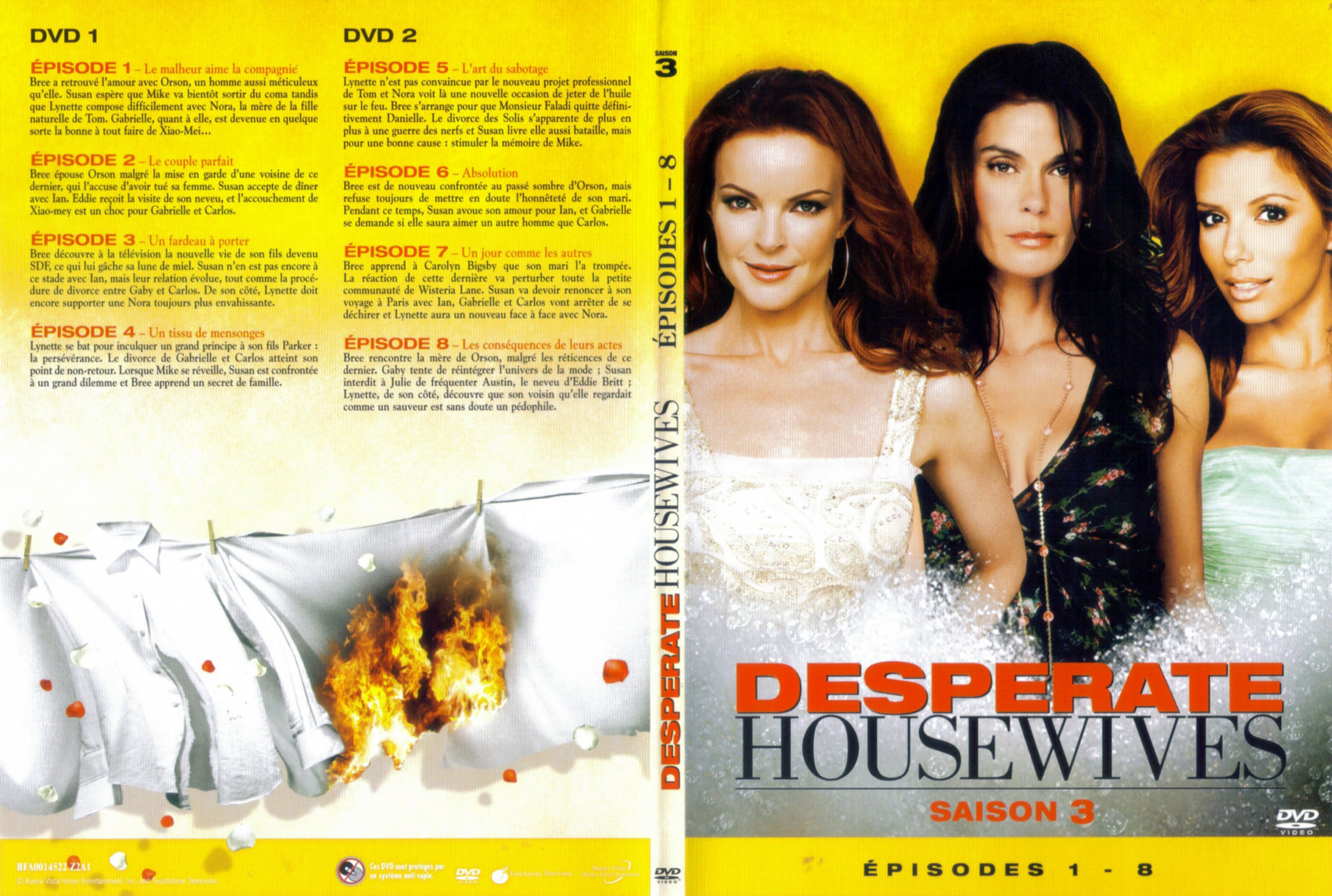 Jaquette DVD Desperate housewives Saison 3 DVD 1