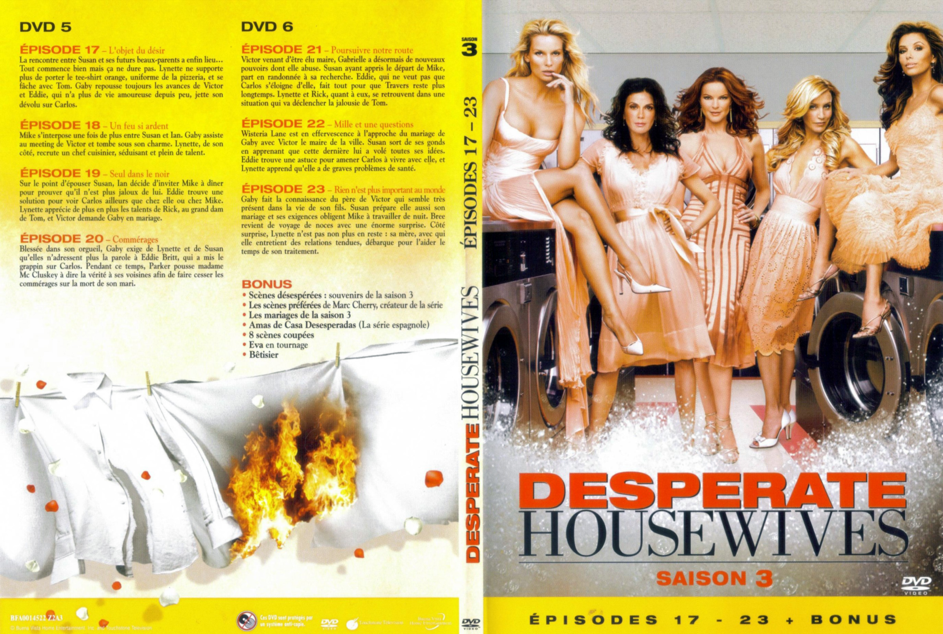 Jaquette DVD Desperate housewives Saison 3 DVD 3